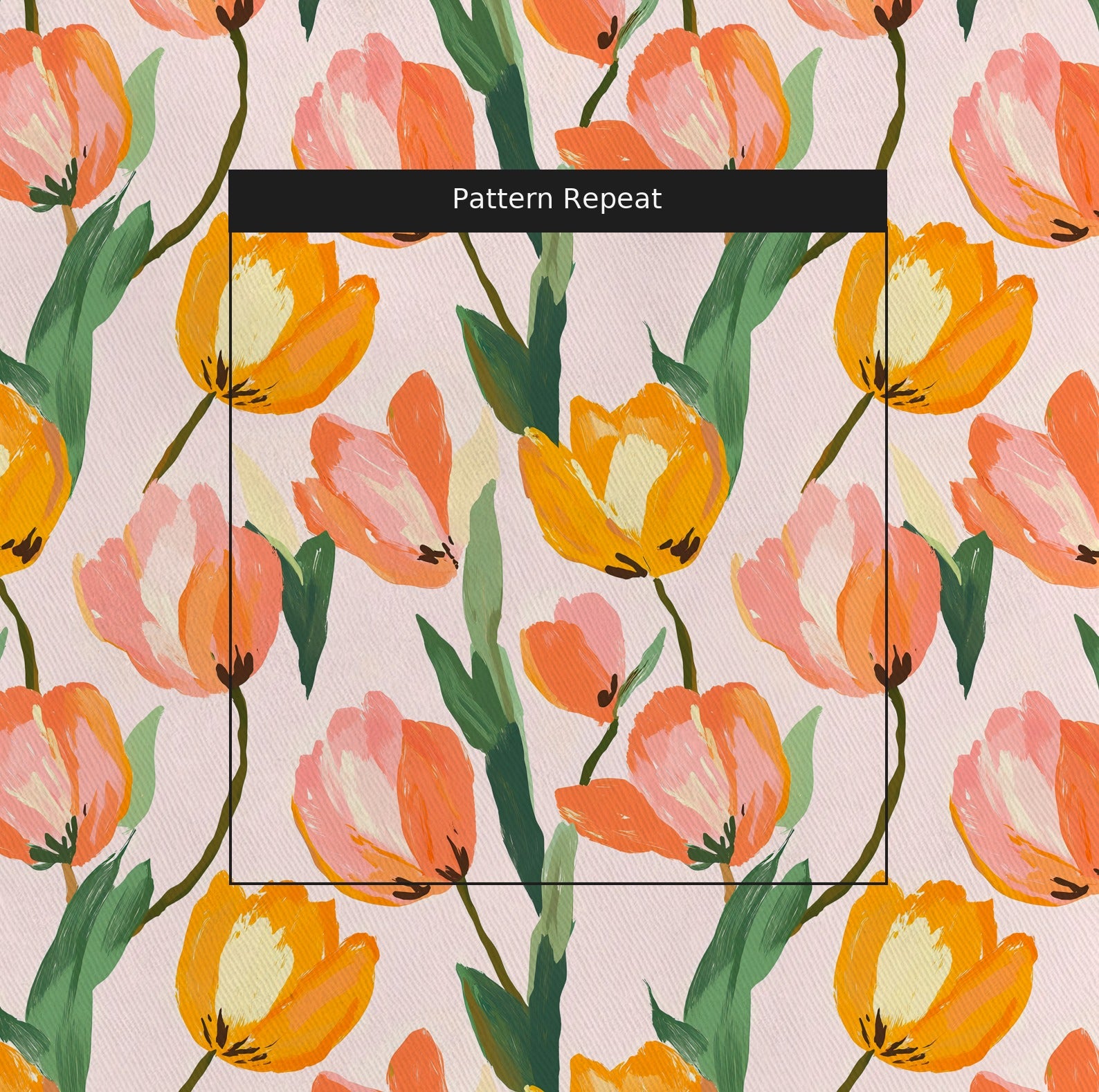 Calla Fabric by the Yard — pattern repeat