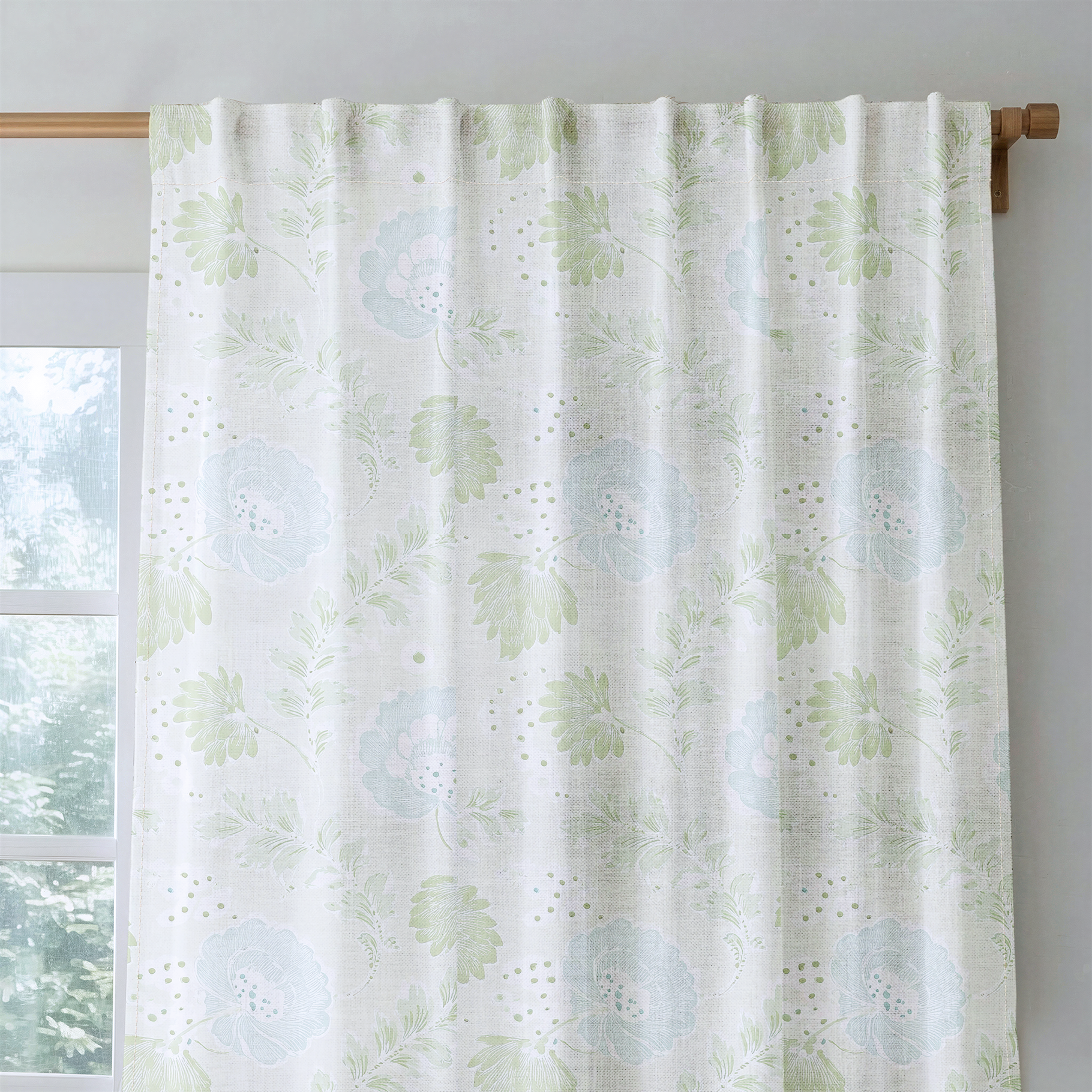 Charleston Mist - Drapery — rod