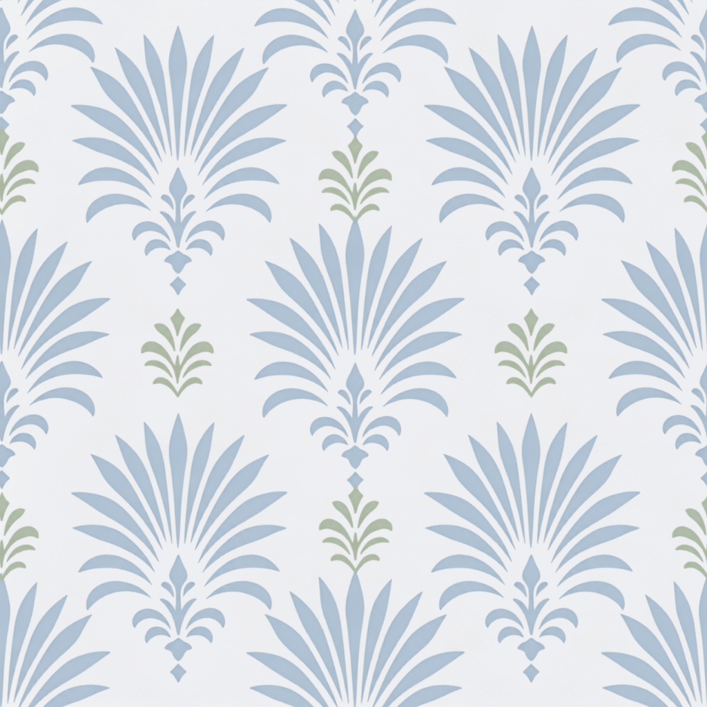 Palm Promenade Palm Fronds Wallpaper