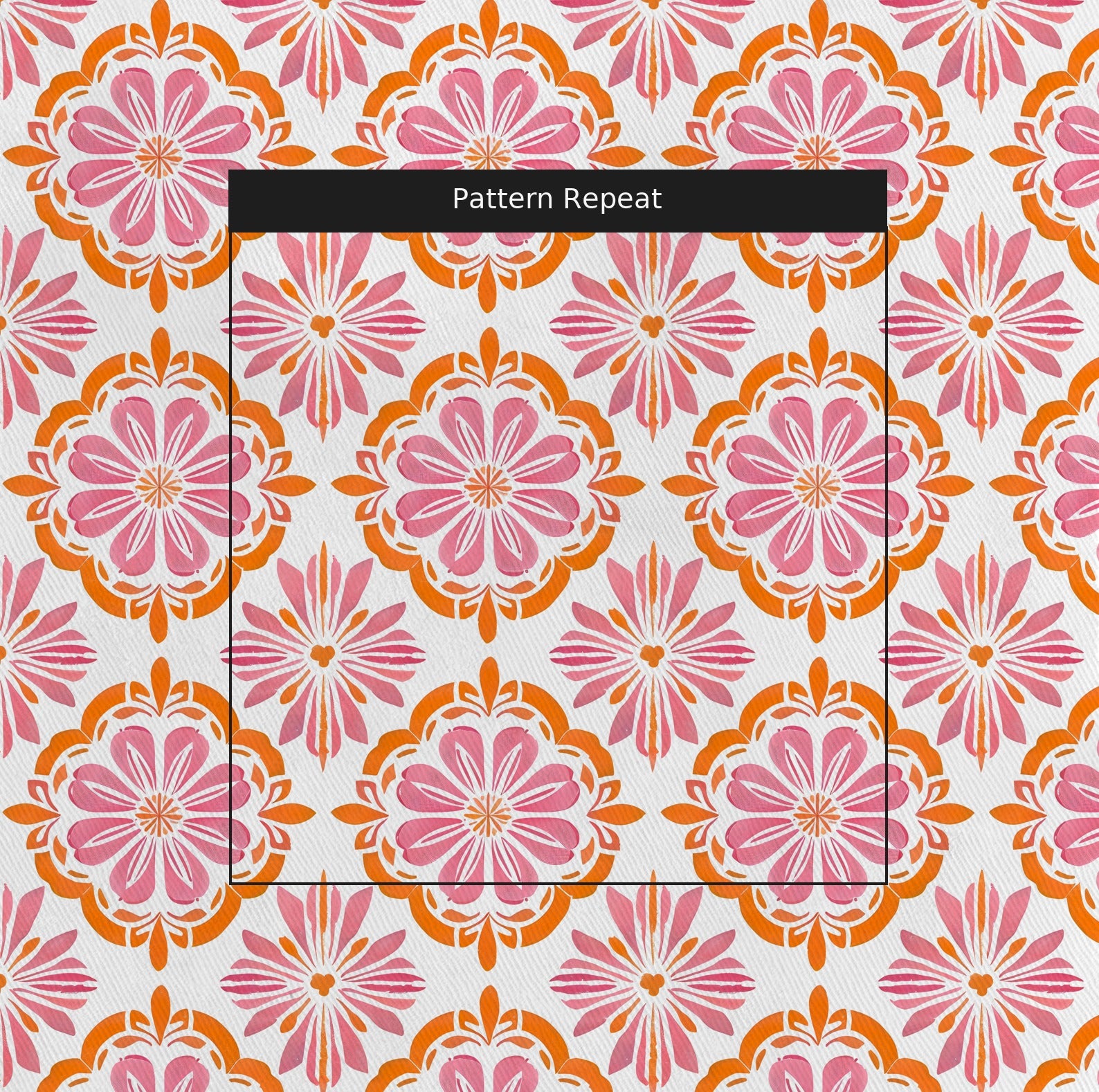 Olivia Fabric by the Yard — pattern repeat
