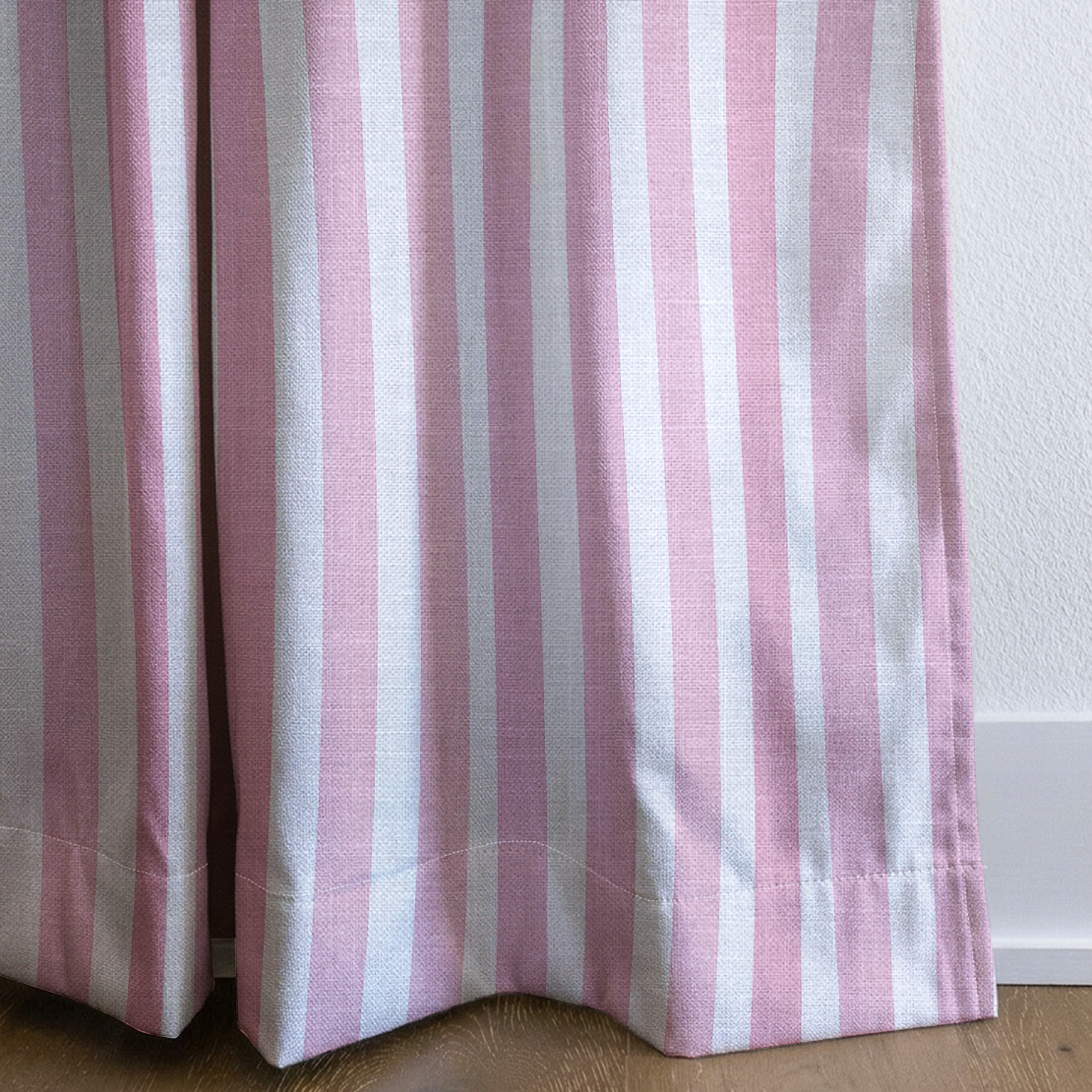 Pink Spencer - Drapery — corner closeup