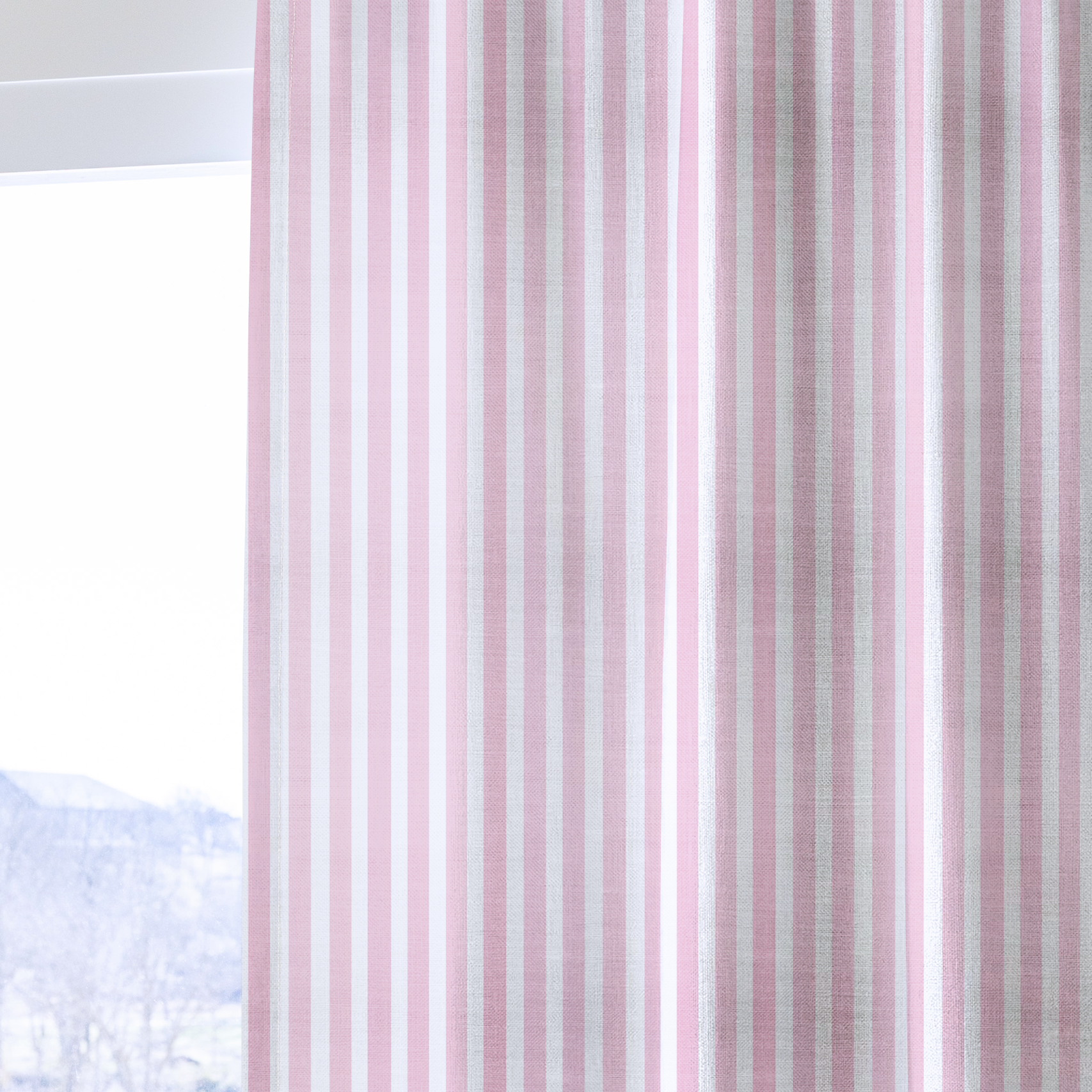 Pink Spencer - Drapery — one panel