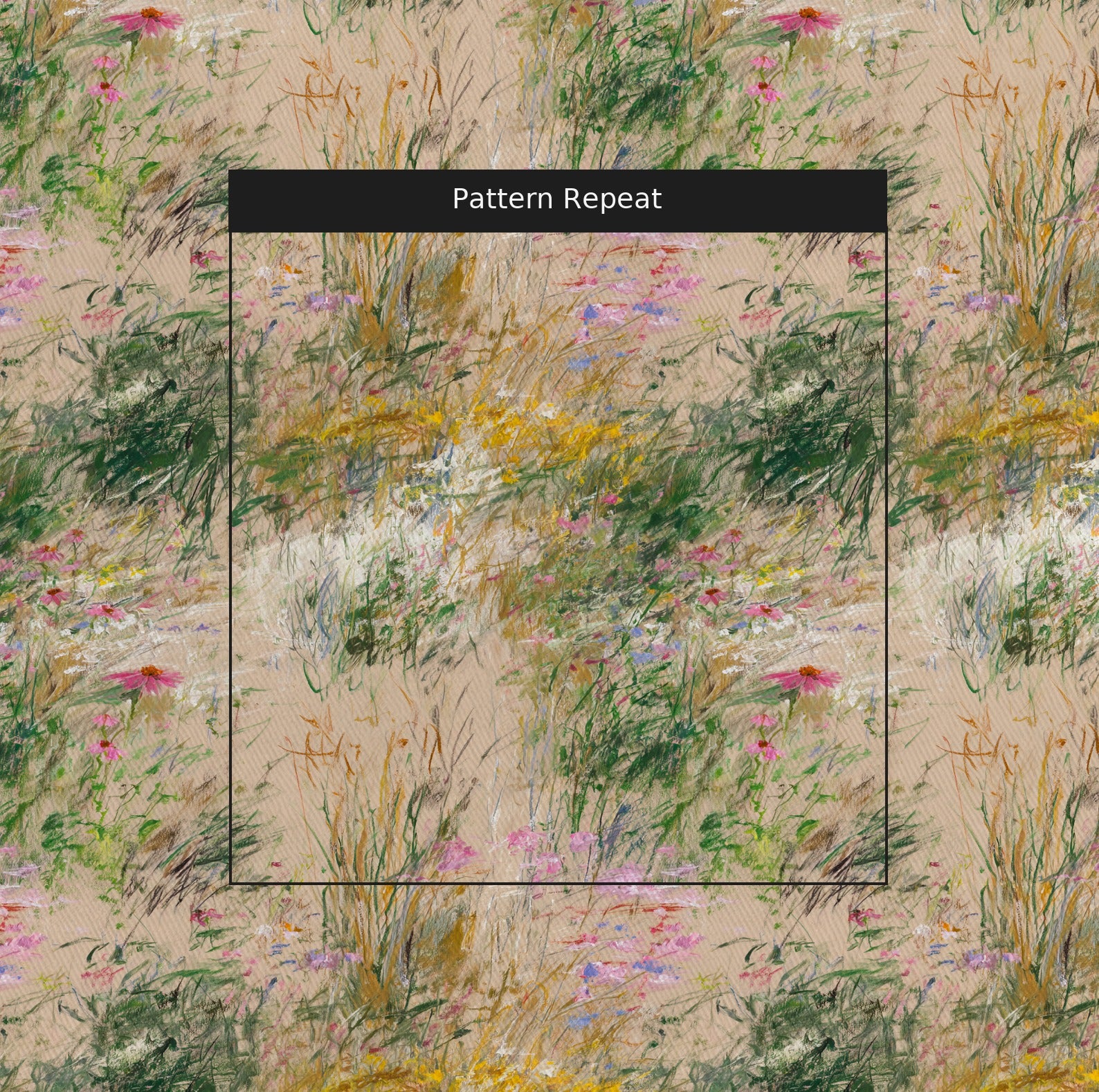 Elmsworth Fabric by the Yard — pattern repeat