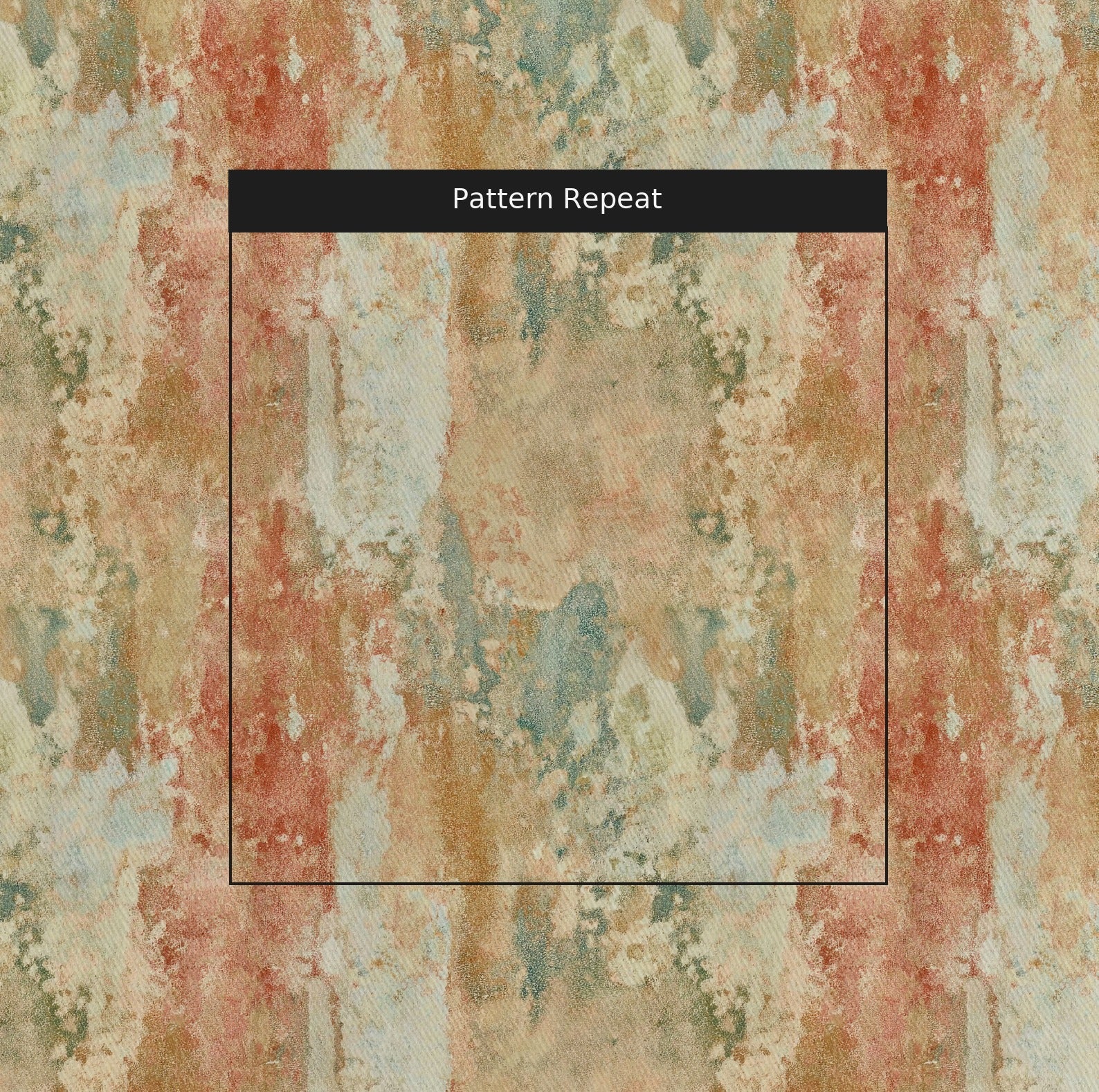 Antique Wash Fabric by the Yard — pattern repeat