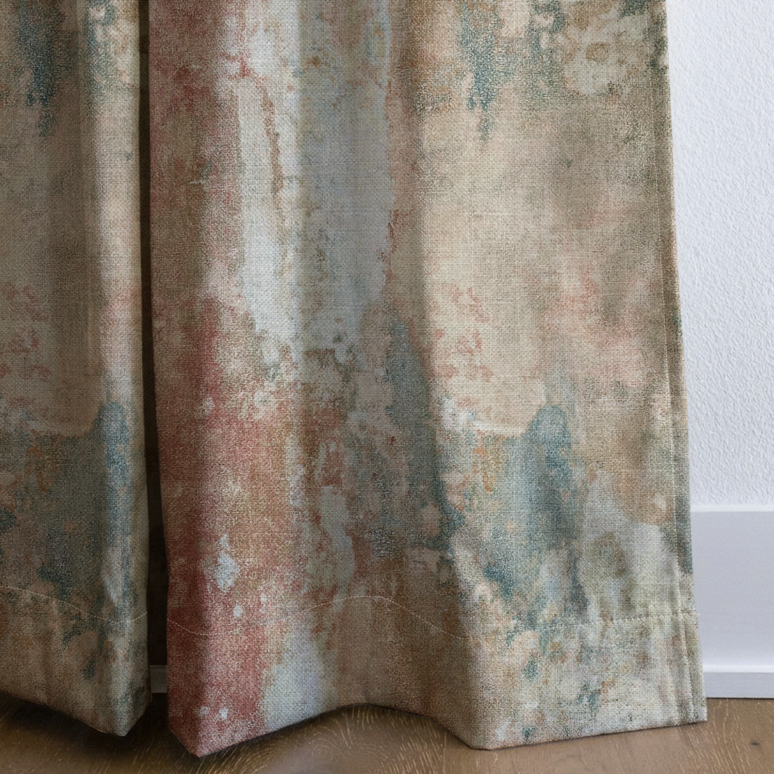 Antique Wash - Drapery — corner closeup