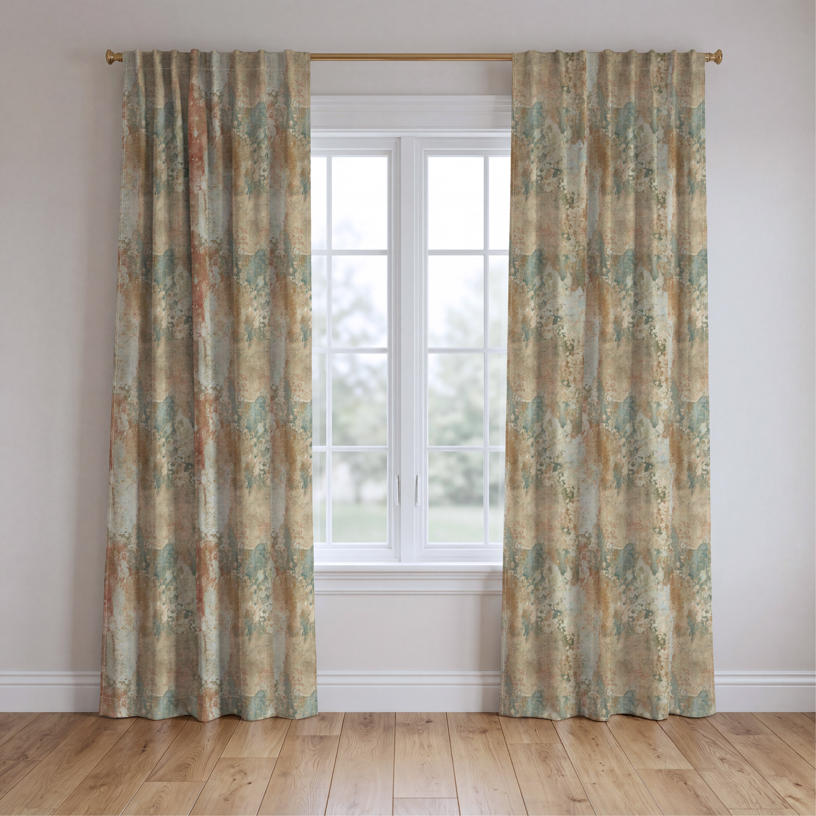 Antique Wash - Drapery — two panels