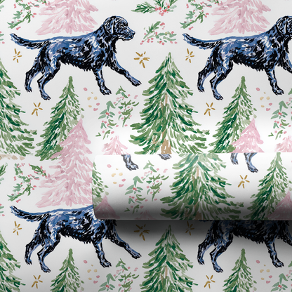 Lucys Pink Snow Day - Wrapping Paper
