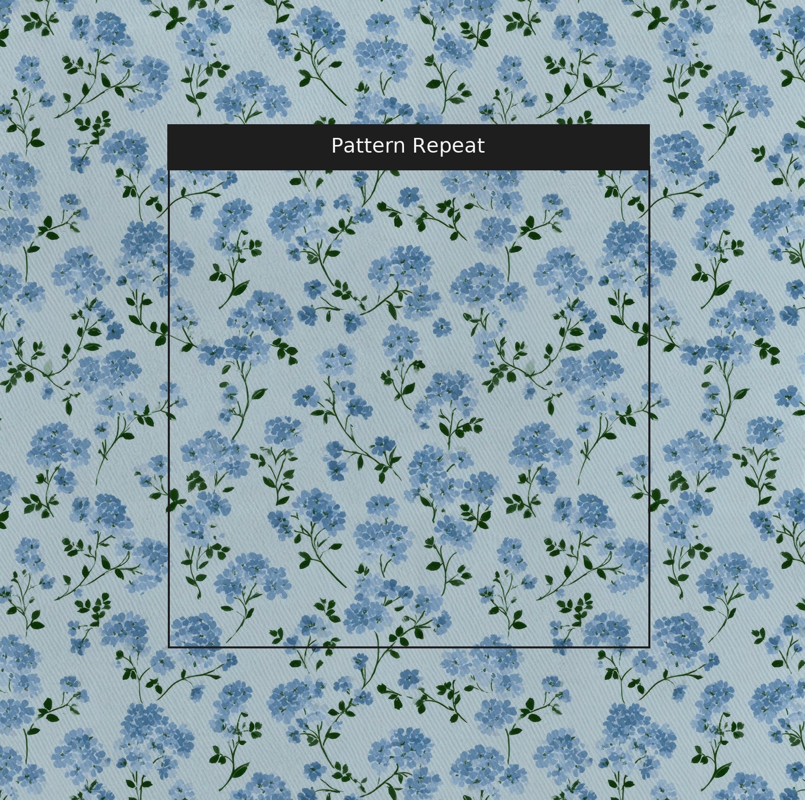 Wild Bloom Fabric by the Yard — pattern repeat