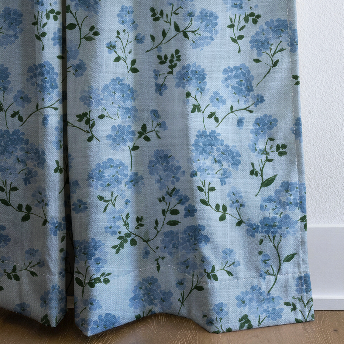 Wild Bloom - Drapery — corner closeup