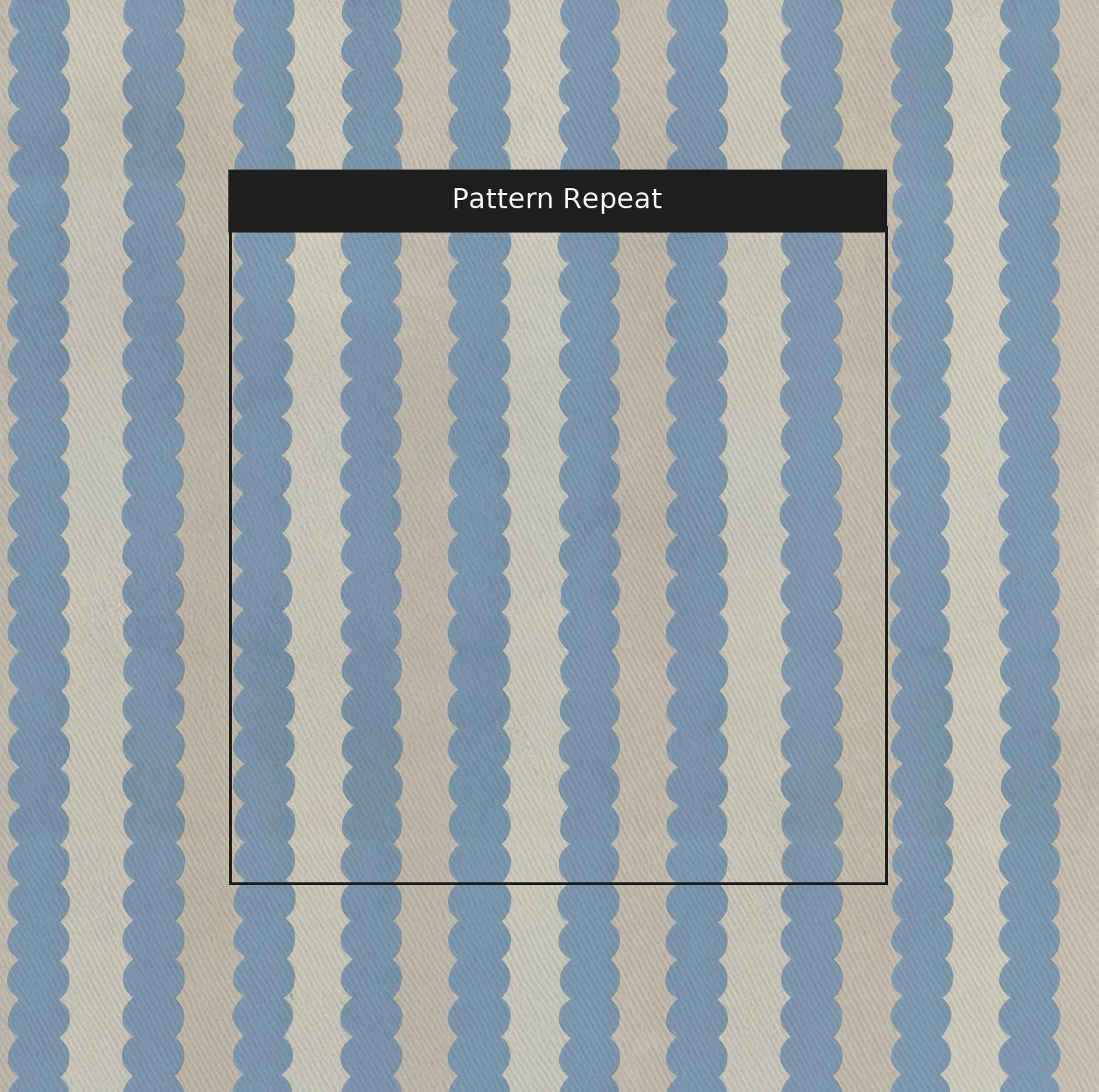 Blueberry Stripes Fabric by the Yard — pattern repeat