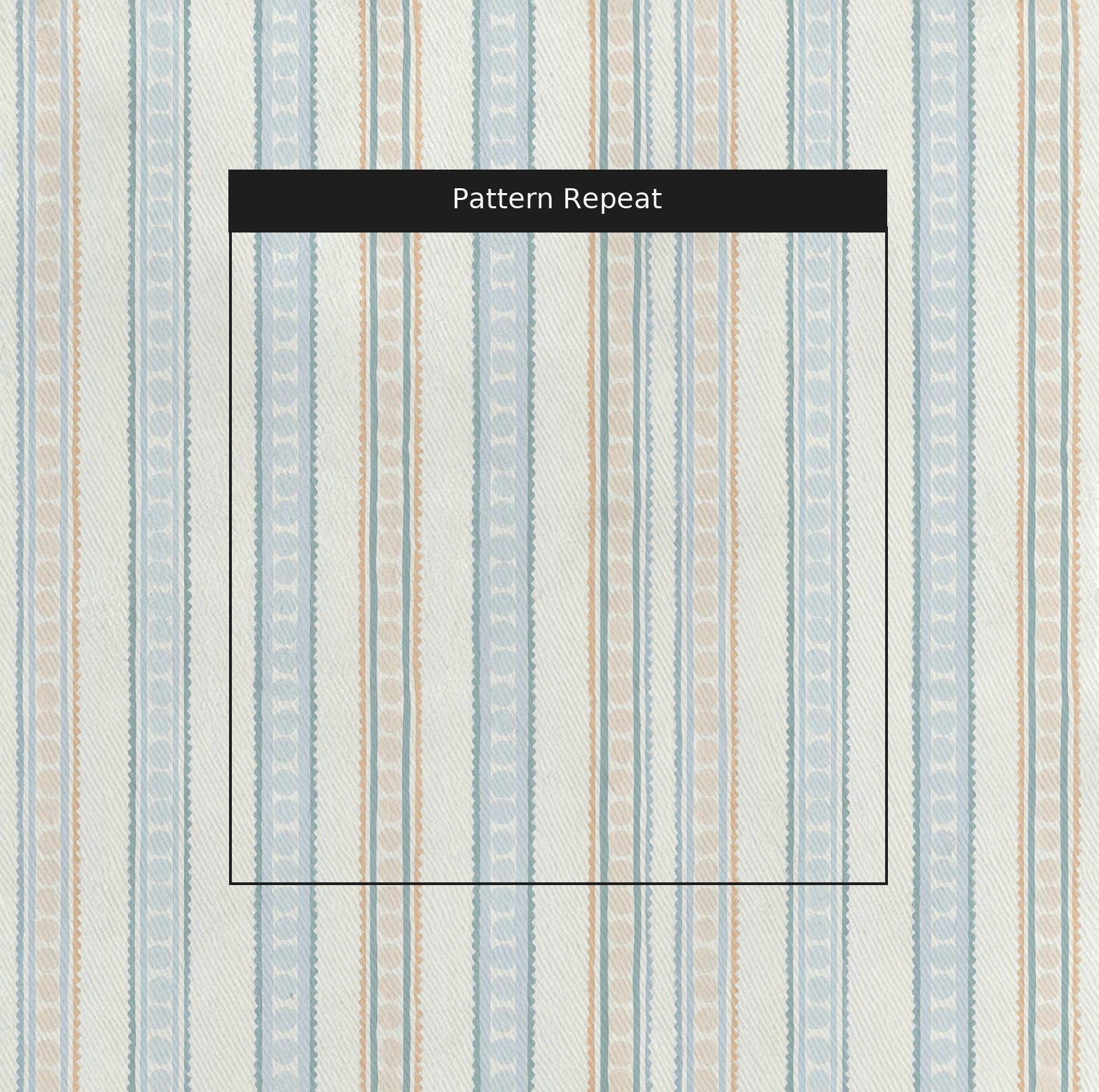 Ribbon Rows Fabric by the Yard — pattern repeat