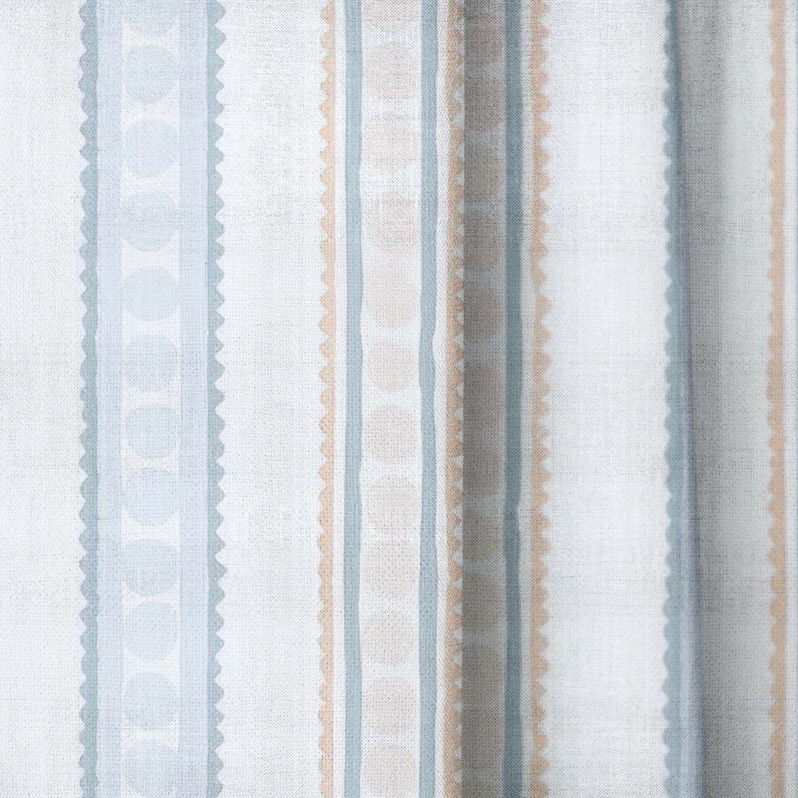 Ribbon Rows - Drapery — close up