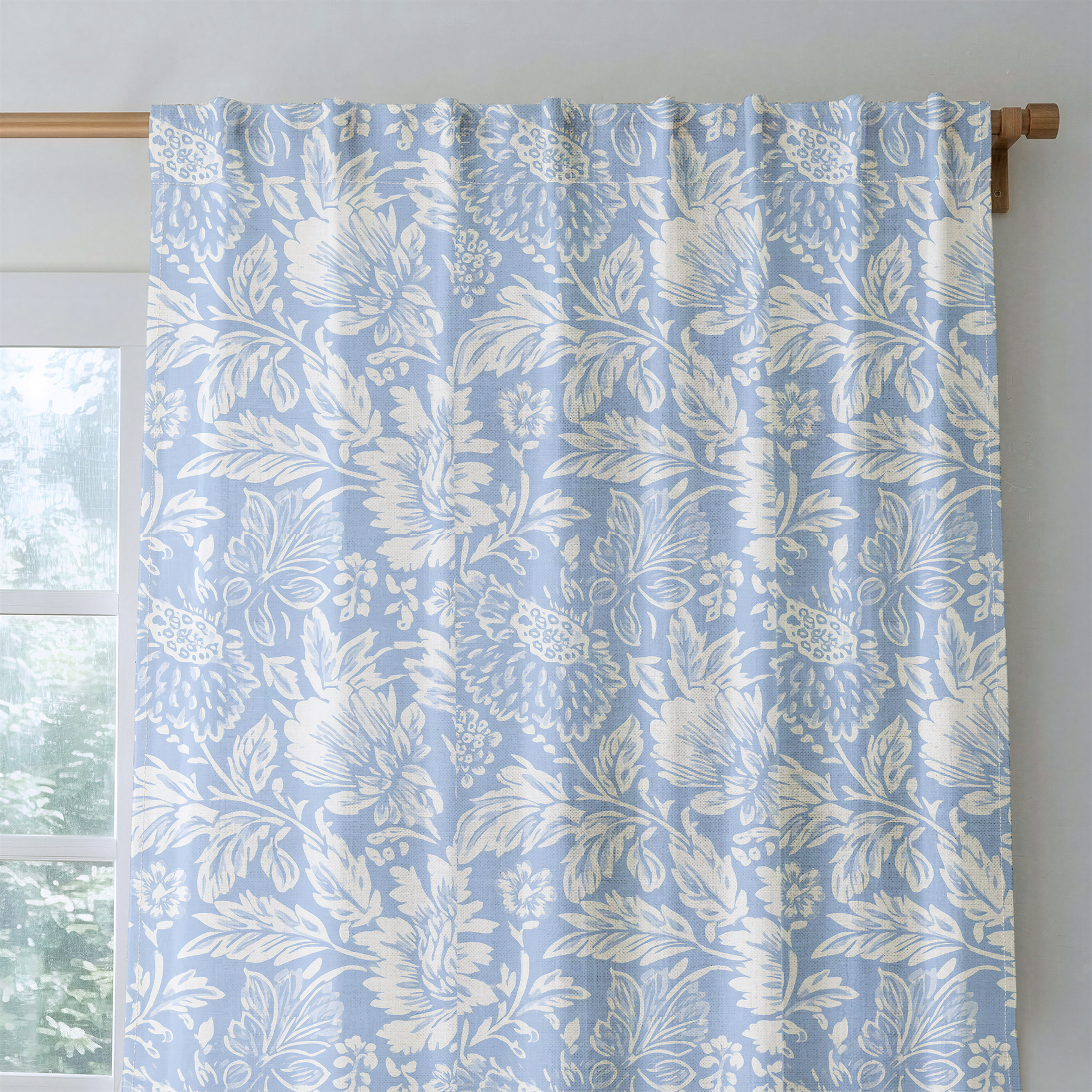 Bluewood Grove - Drapery — rod