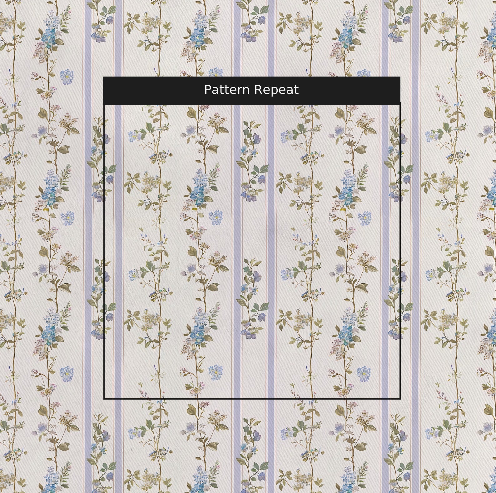 Naomi Fabric by the Yard — pattern repeat