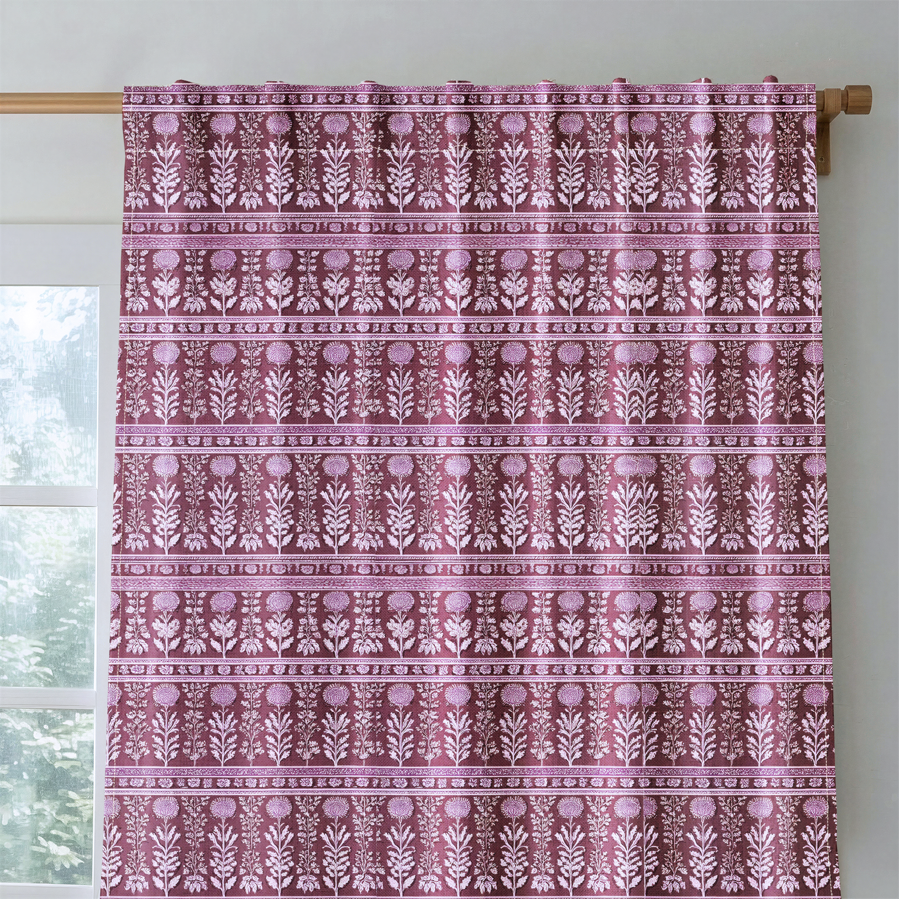 Heather on the Hill - Drapery — rod