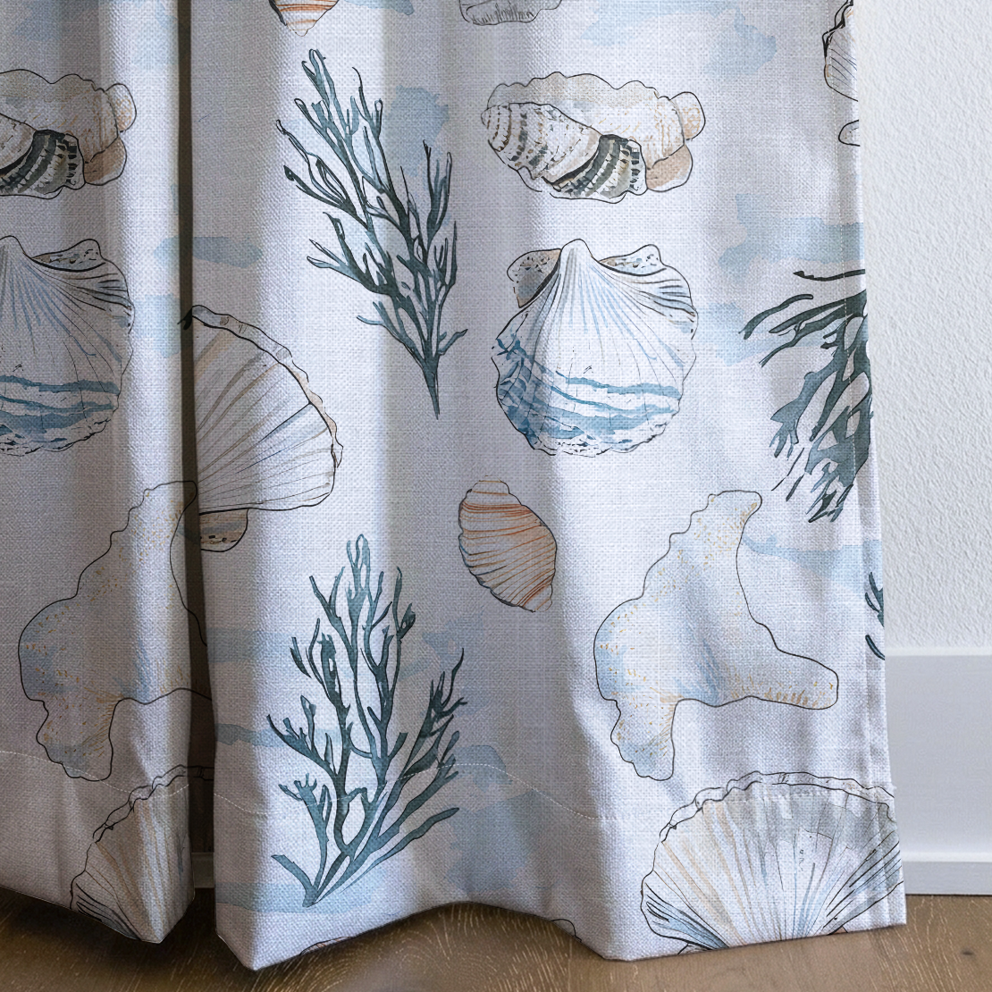 Under the Sea - Drapery — corner closeup
