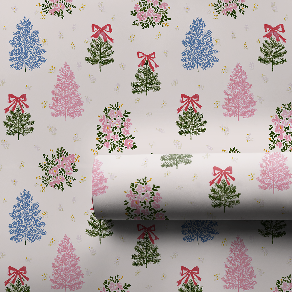 Ribbon Trees - Wrapping Paper