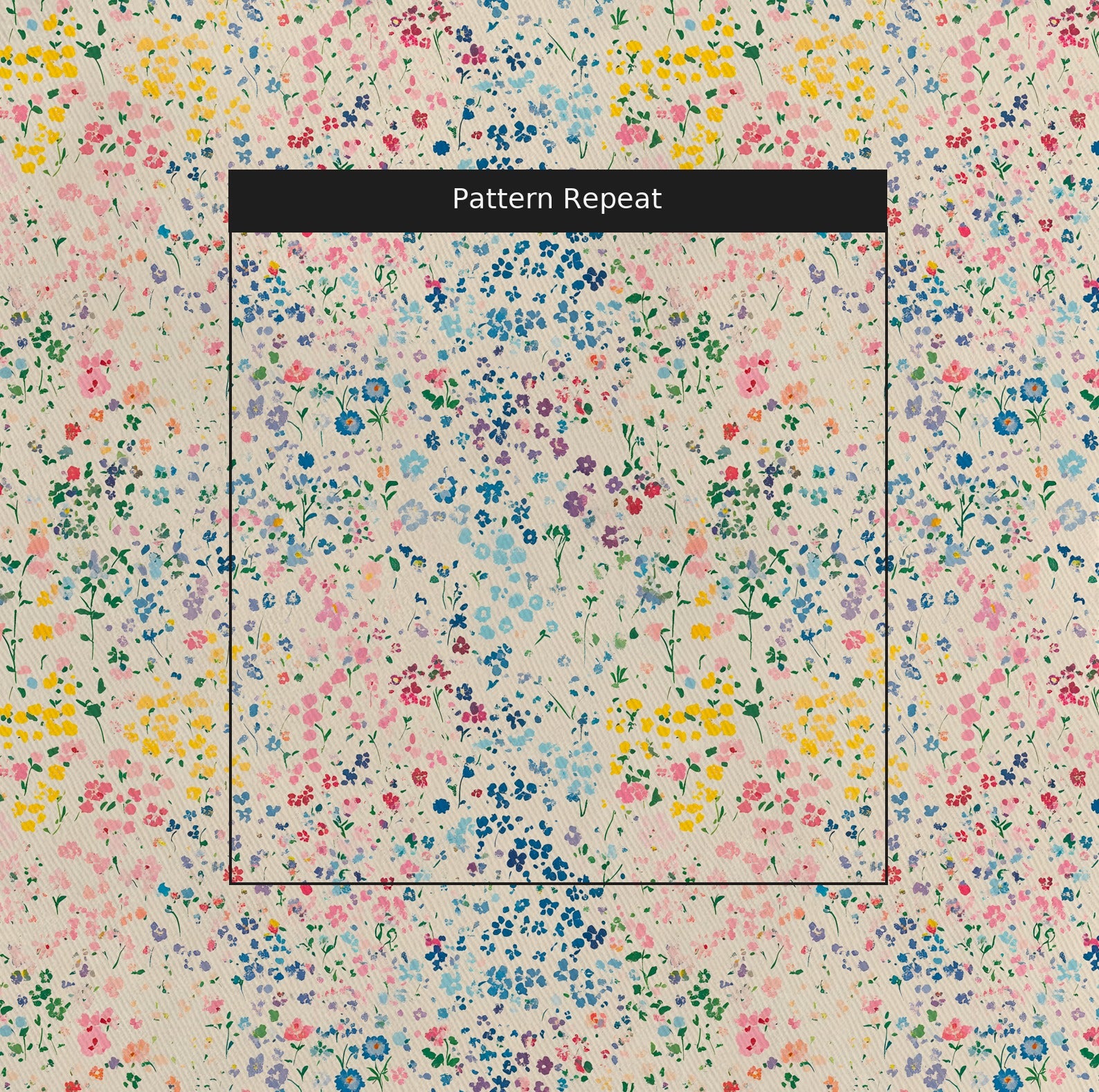 Bella Fabric by the Yard — pattern repeat