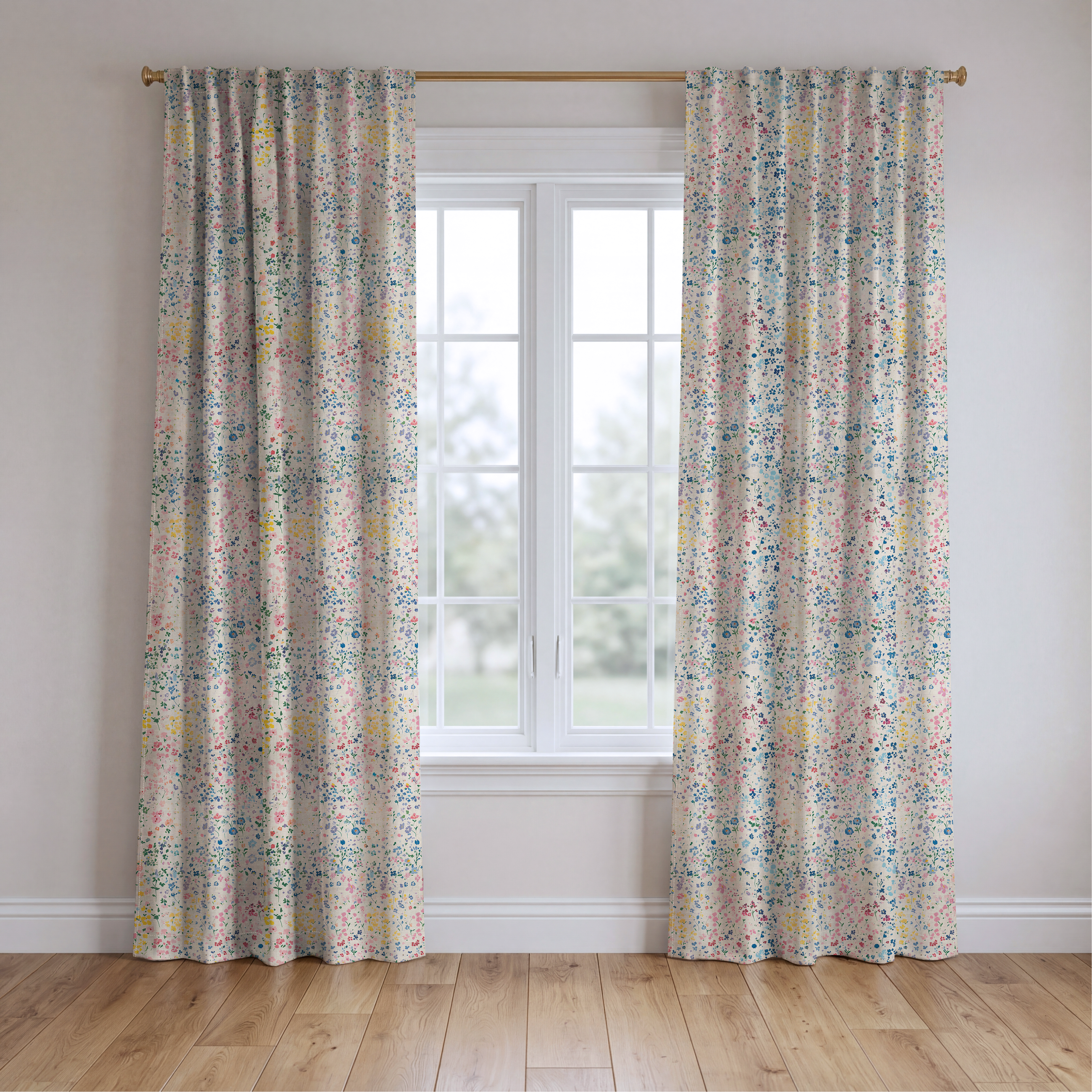 Bella - Drapery — two panels