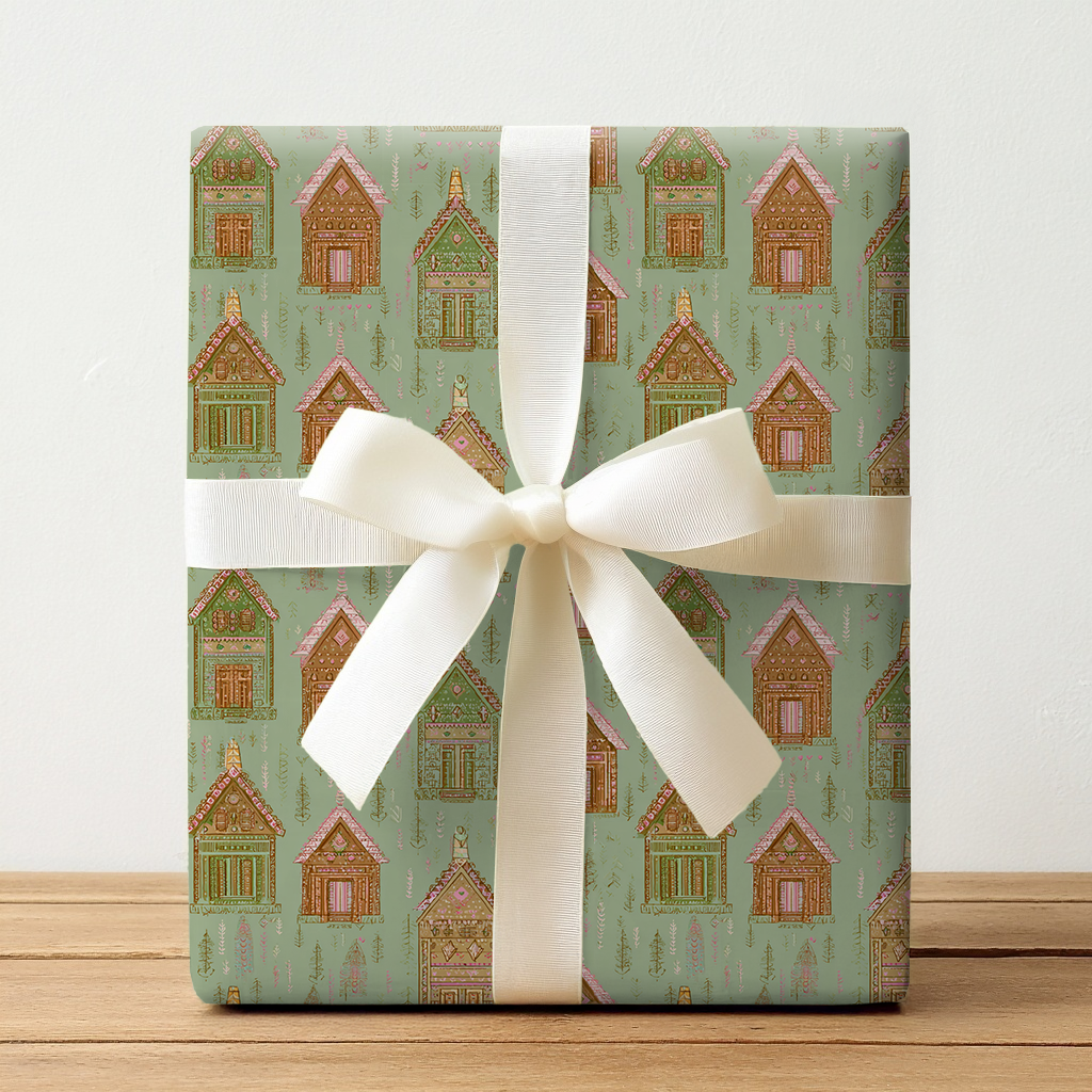 Frosted Laurel - Wrapping Paper