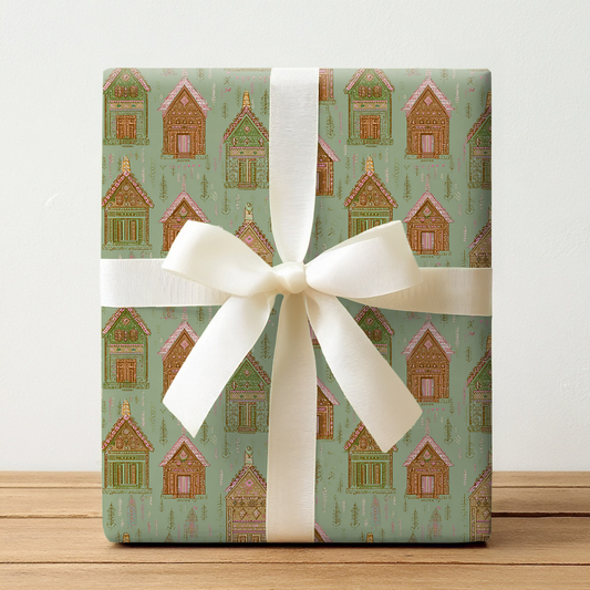 Frosted Laurel - Wrapping Paper