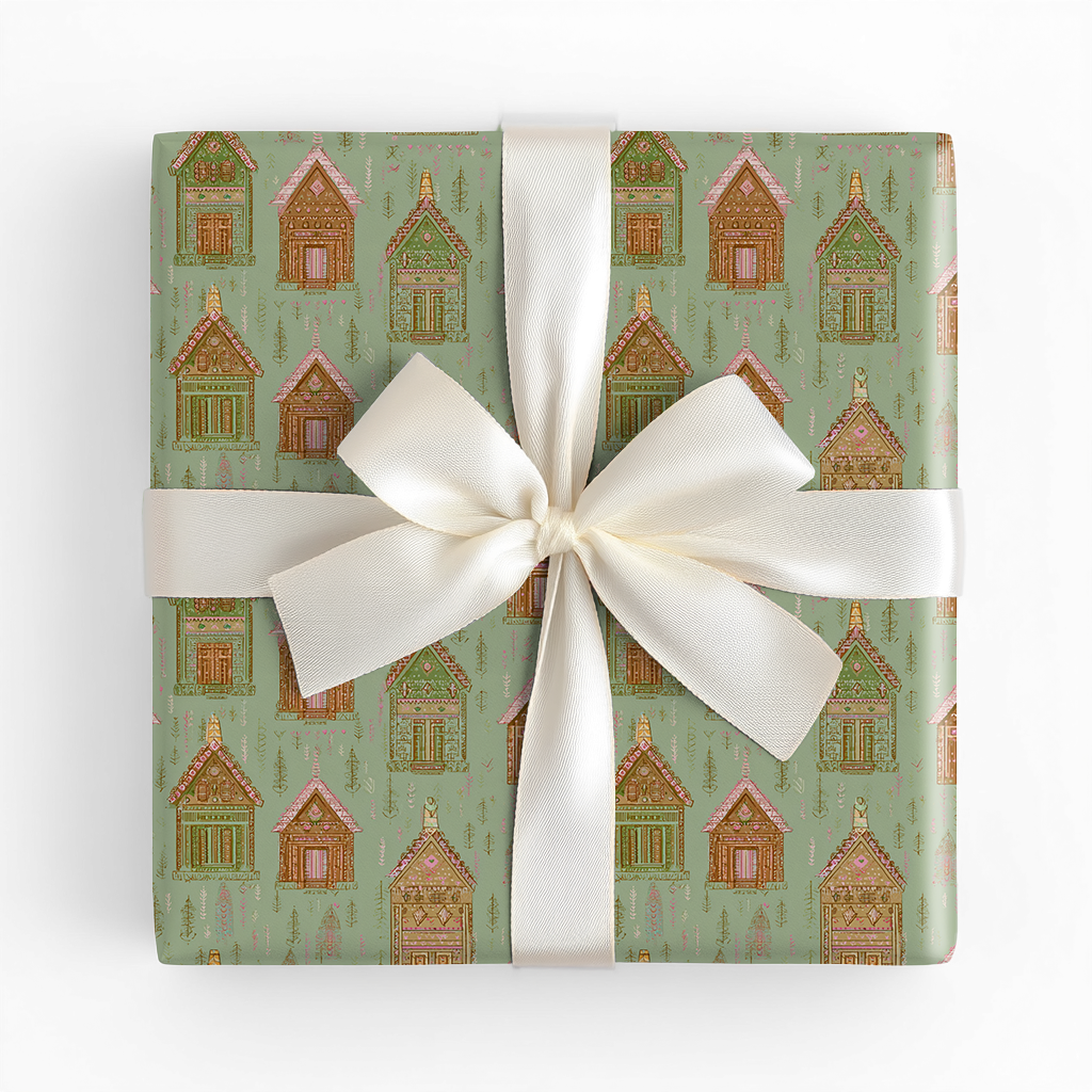 Frosted Laurel - Wrapping Paper