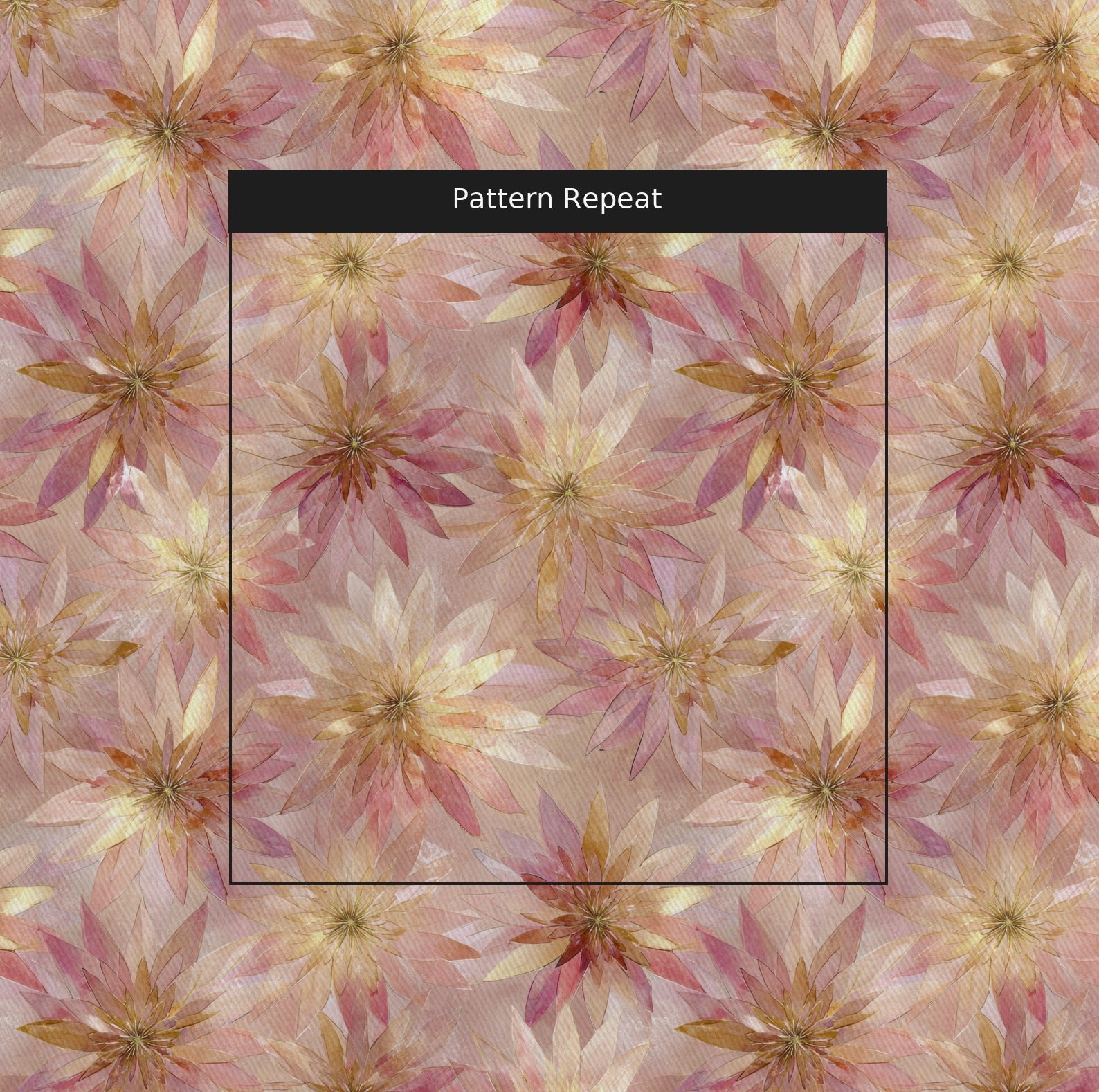 Florin Fabric by the Yard — pattern repeat
