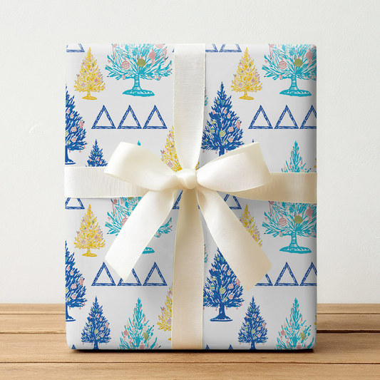 Festive Tri Trees - Wrapping Paper