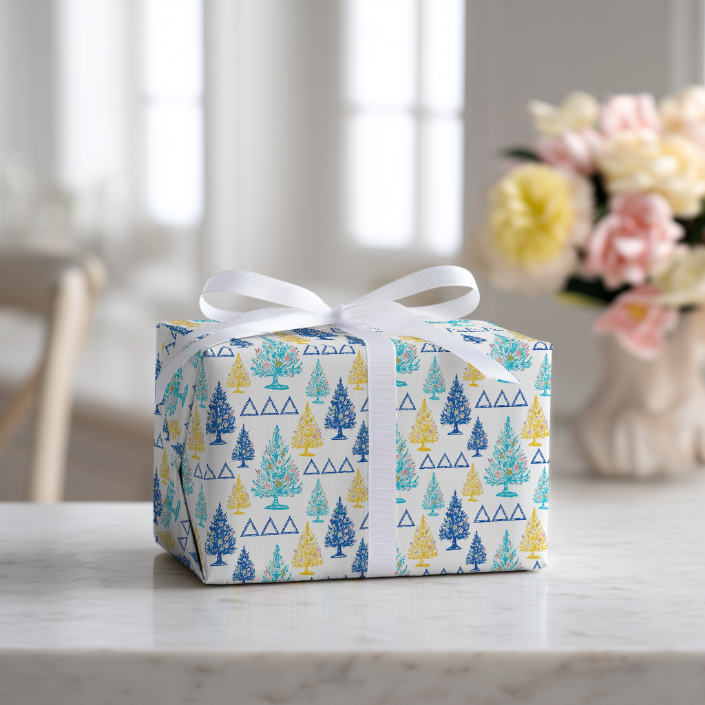 Festive Tri Trees - Wrapping Paper