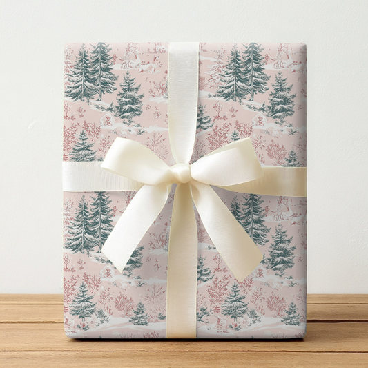 Pastel Frost Toile - Wrapping Paper