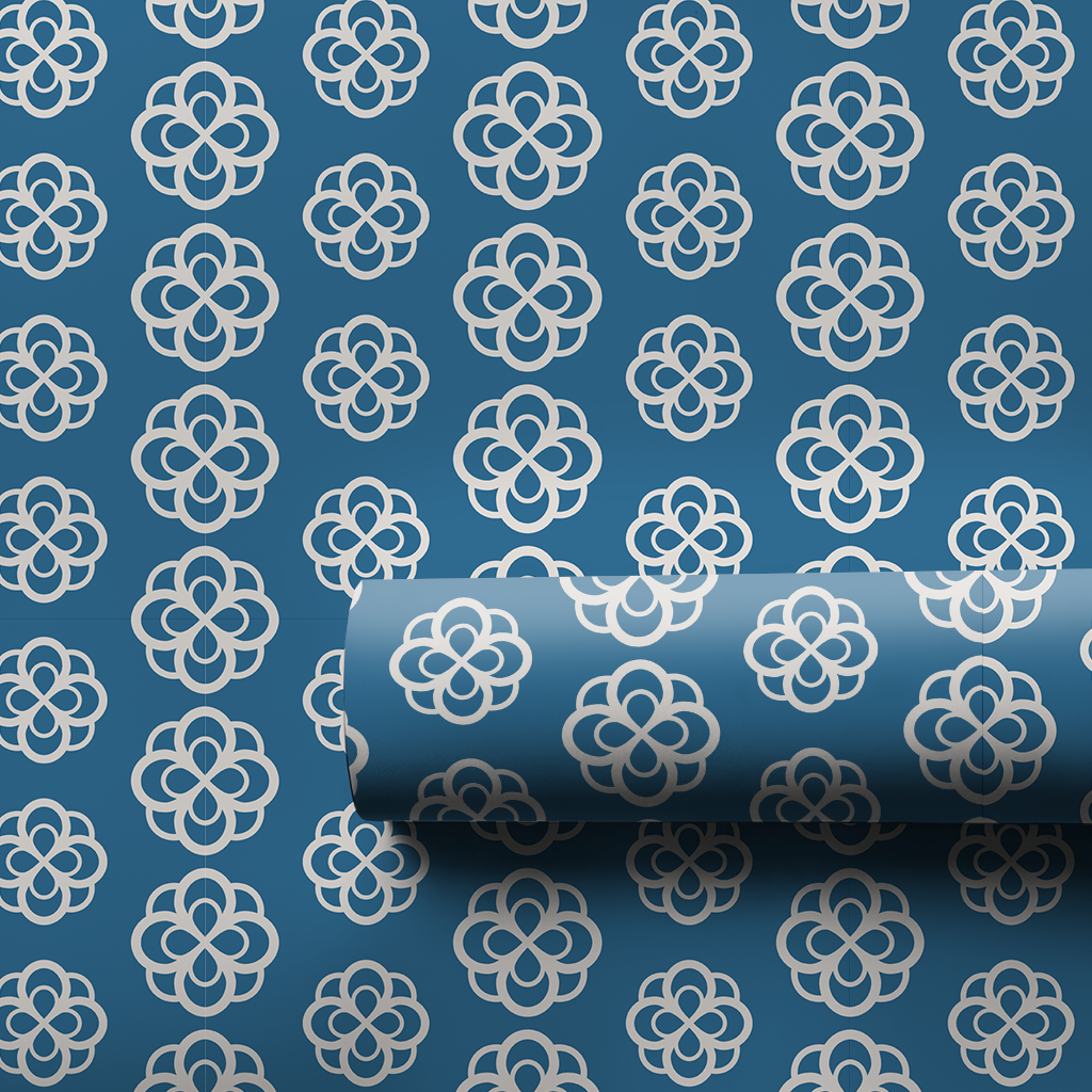 AOII Blossom Pattern - Wrapping Paper