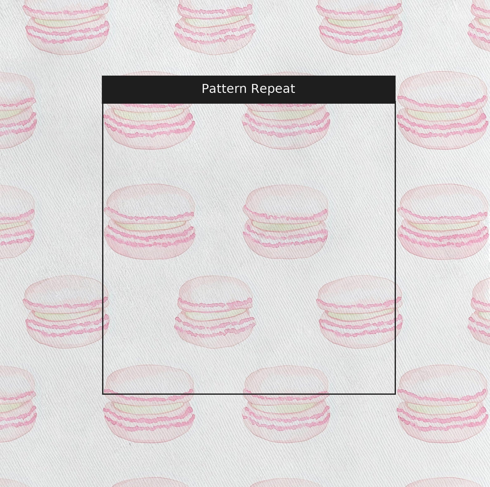 Pastel Paris Fabric by the Yard — pattern repeat