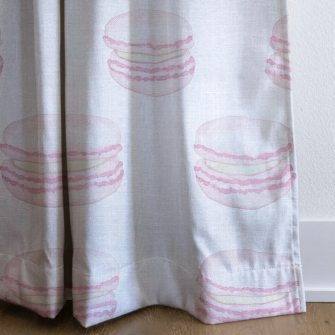 Pastel Paris - Drapery — corner closeup