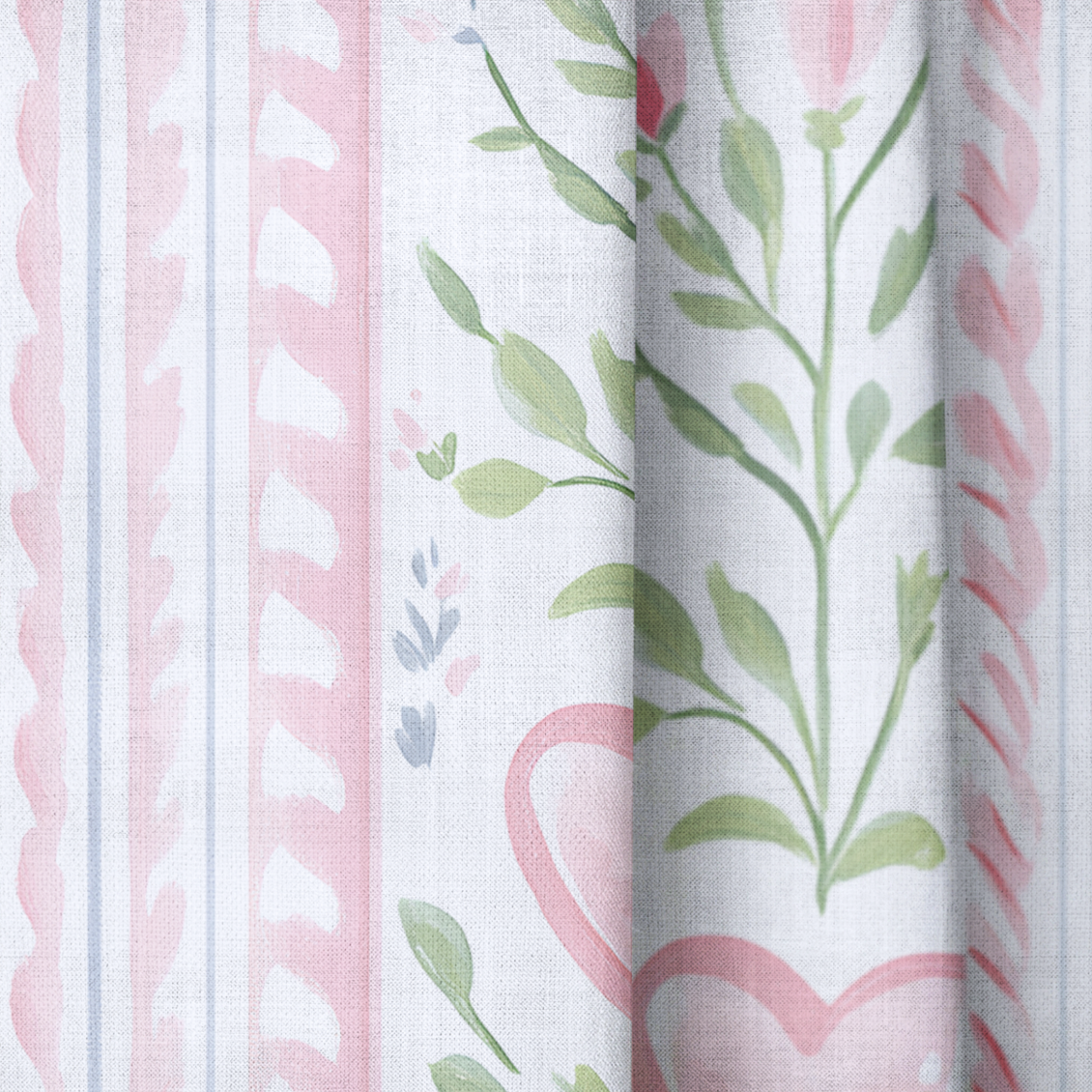 Ever After Stripe - Drapery — close up