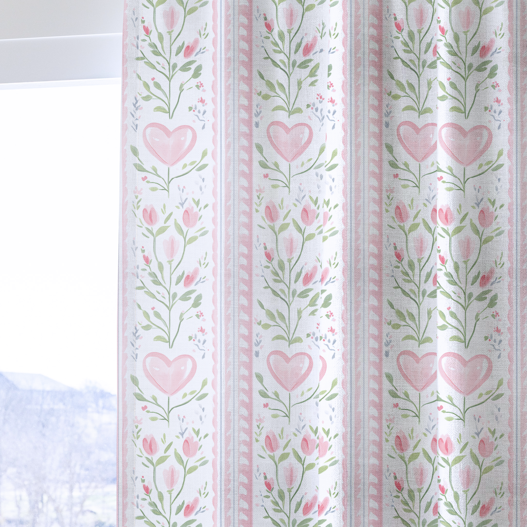 Ever After Stripe - Drapery — one panel