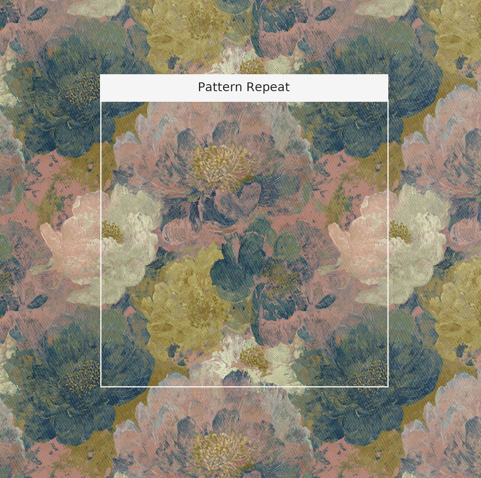 Saoirse Fabric by the Yard — pattern repeat