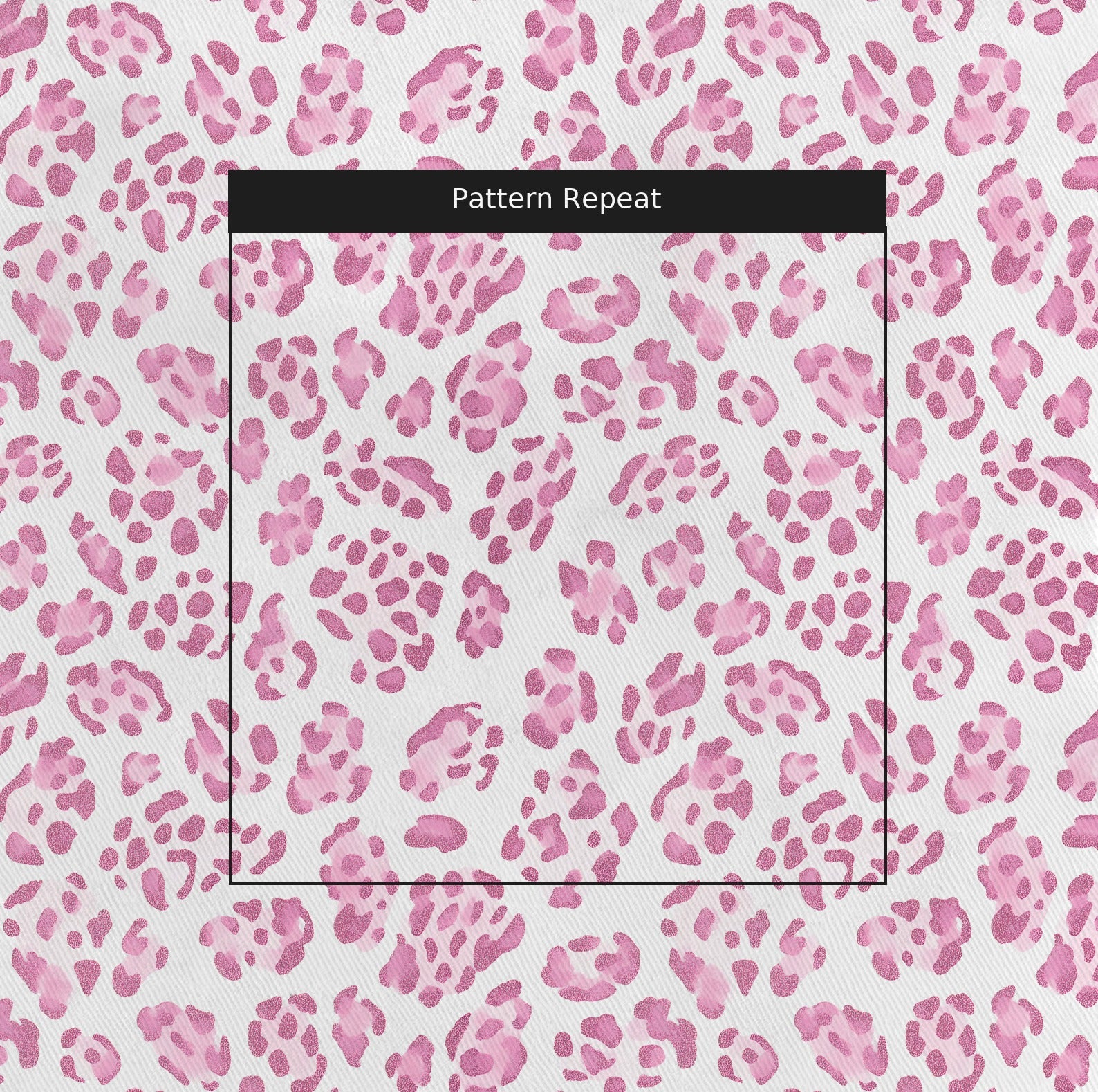 Blush Leopard Fabric by the Yard — pattern repeat