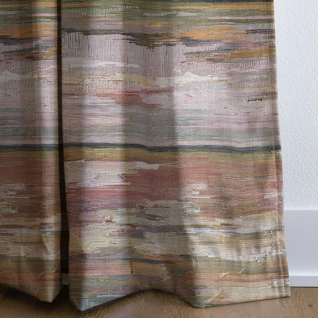 Sunset Nights - Drapery — corner closeup