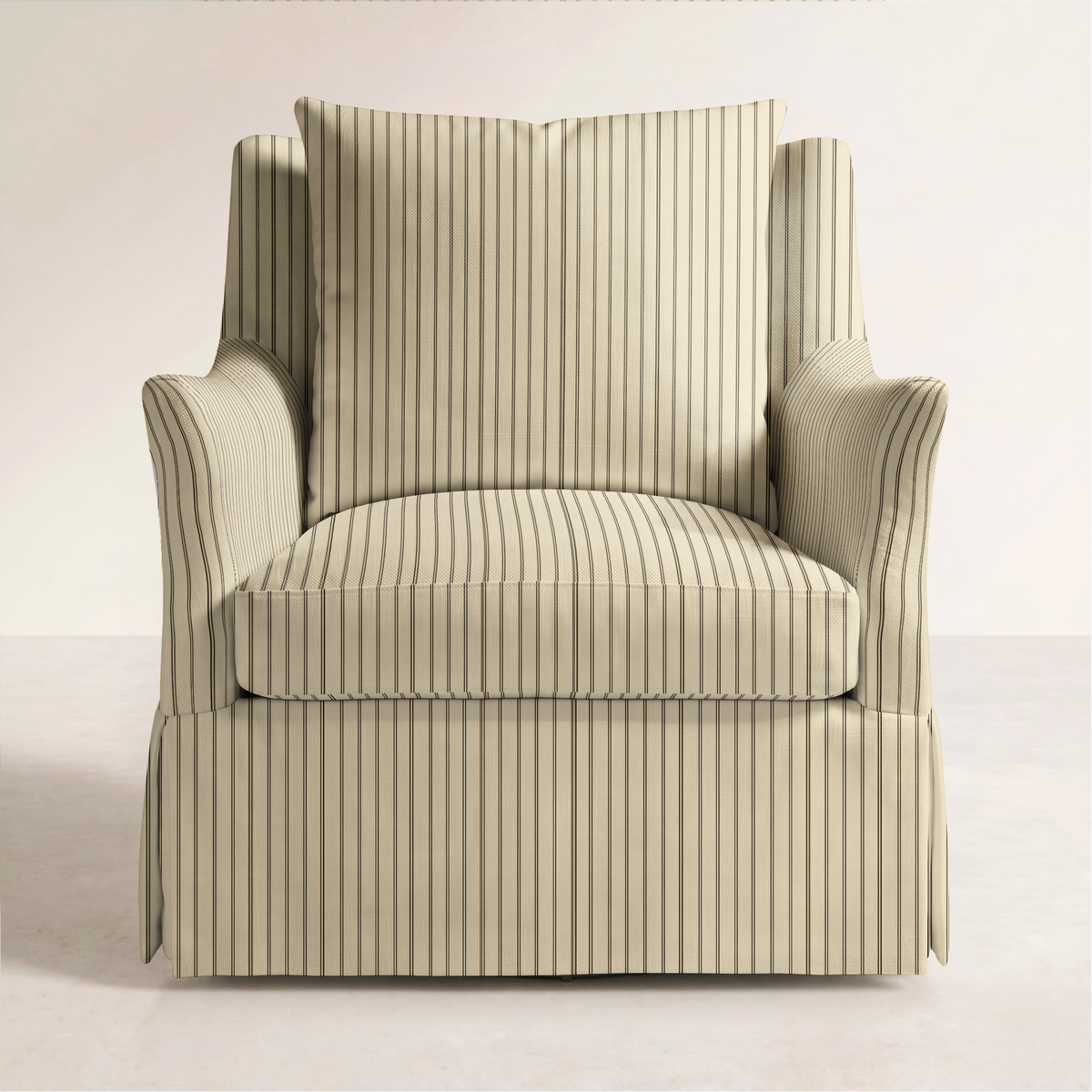The Eleanor Chair in Jude Pinstripe