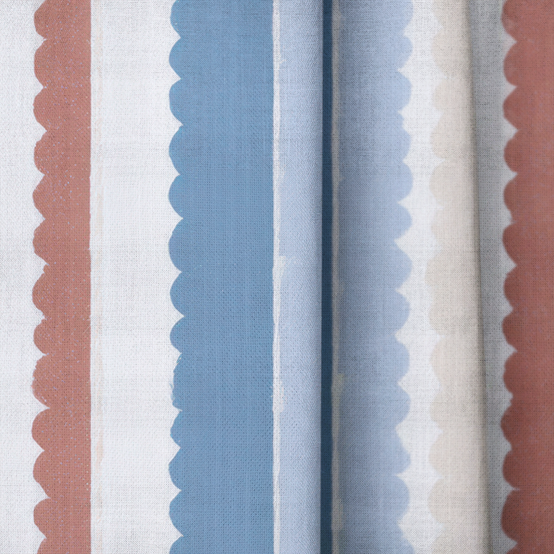 Harbor Stripe - Drapery — close up