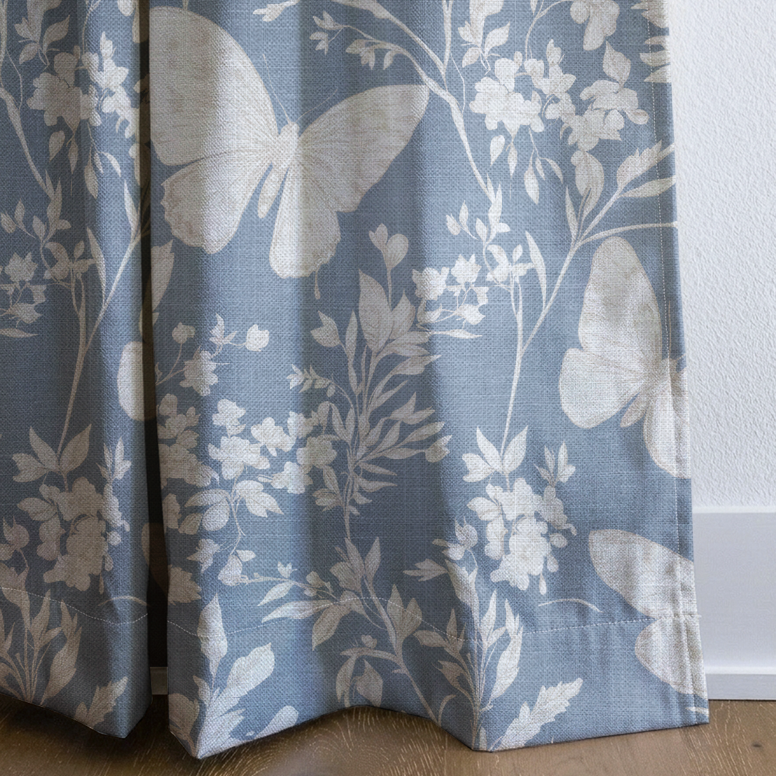 Collierville Beige - Drapery — corner closeup