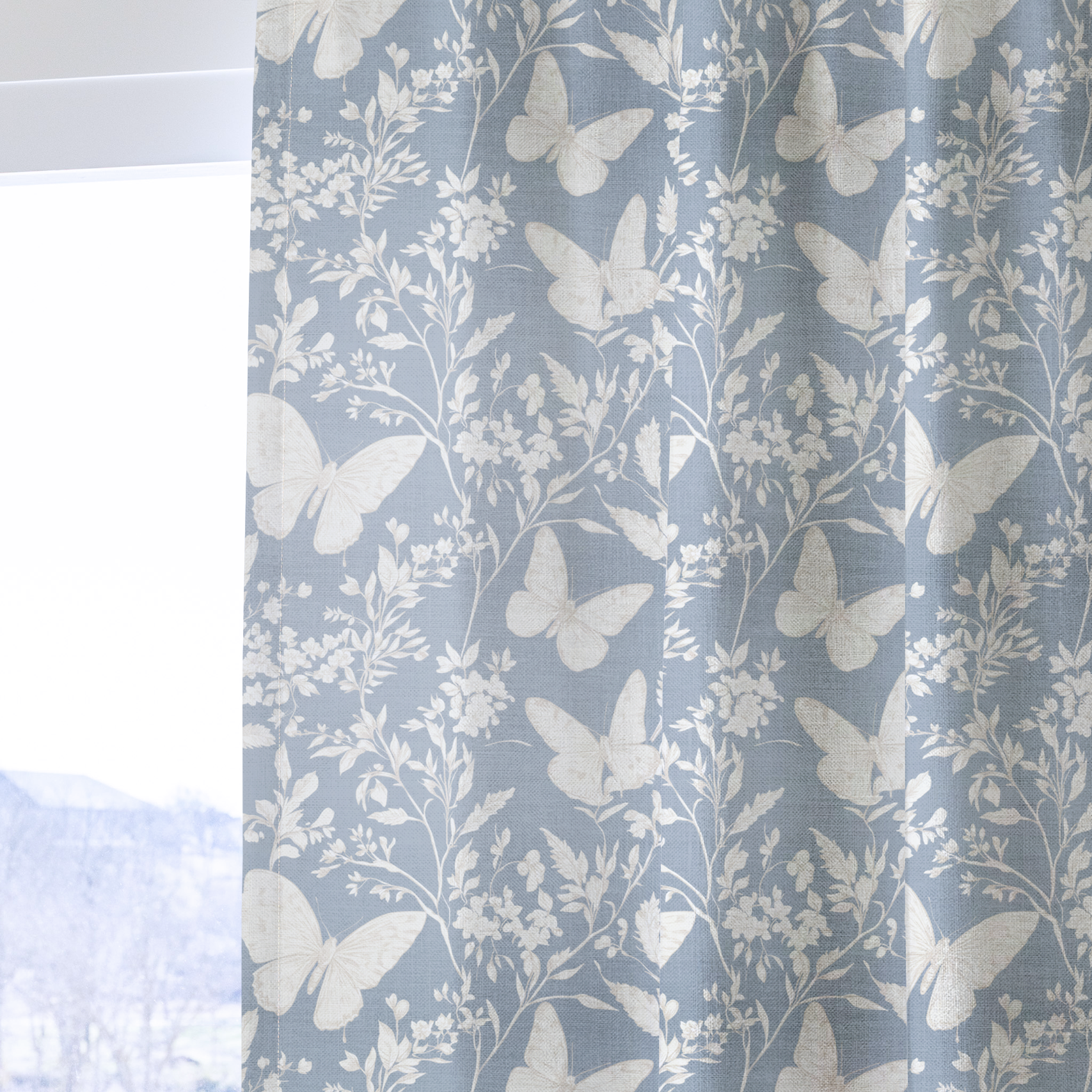 Collierville Beige - Drapery — one panel