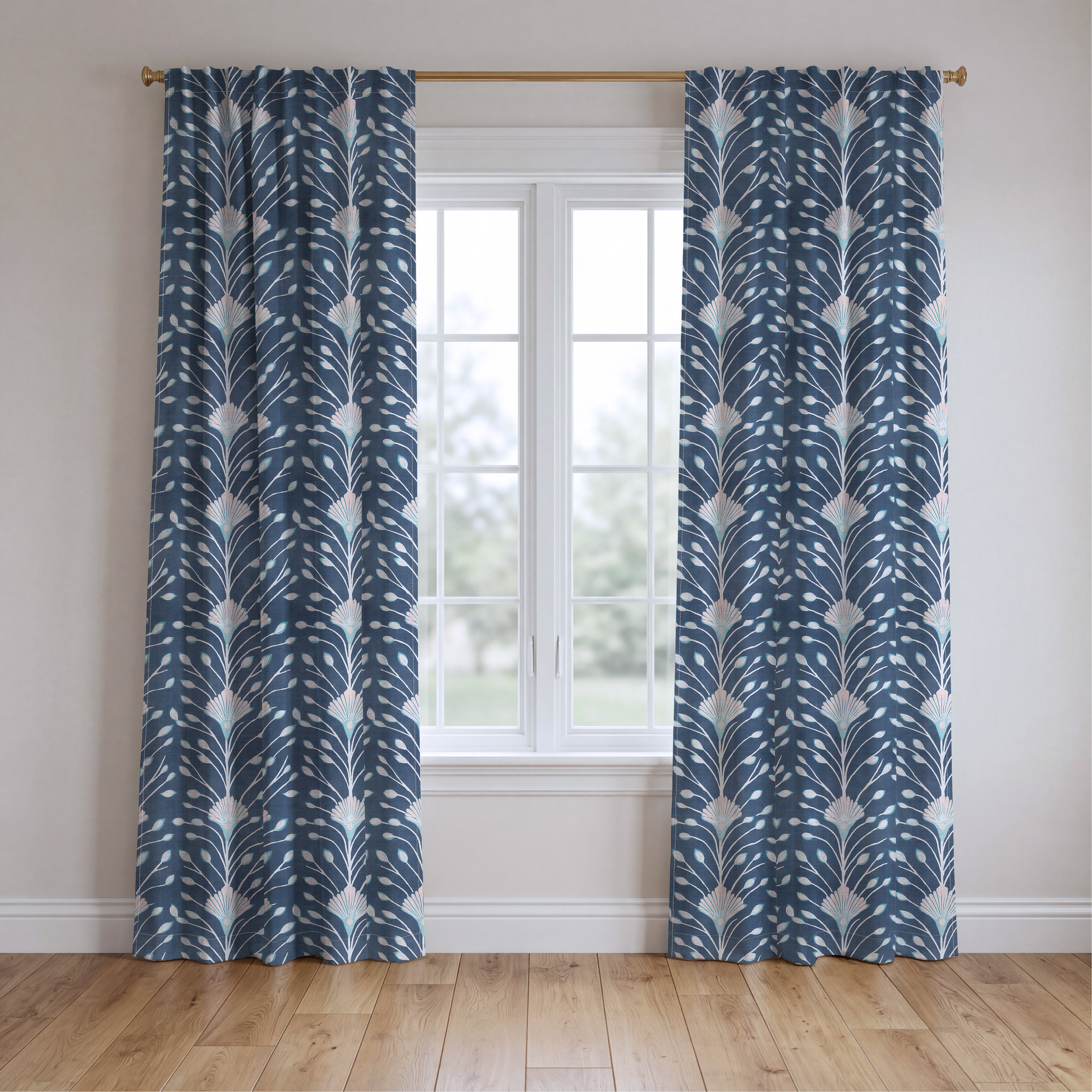 Elliot - Drapery — two panels