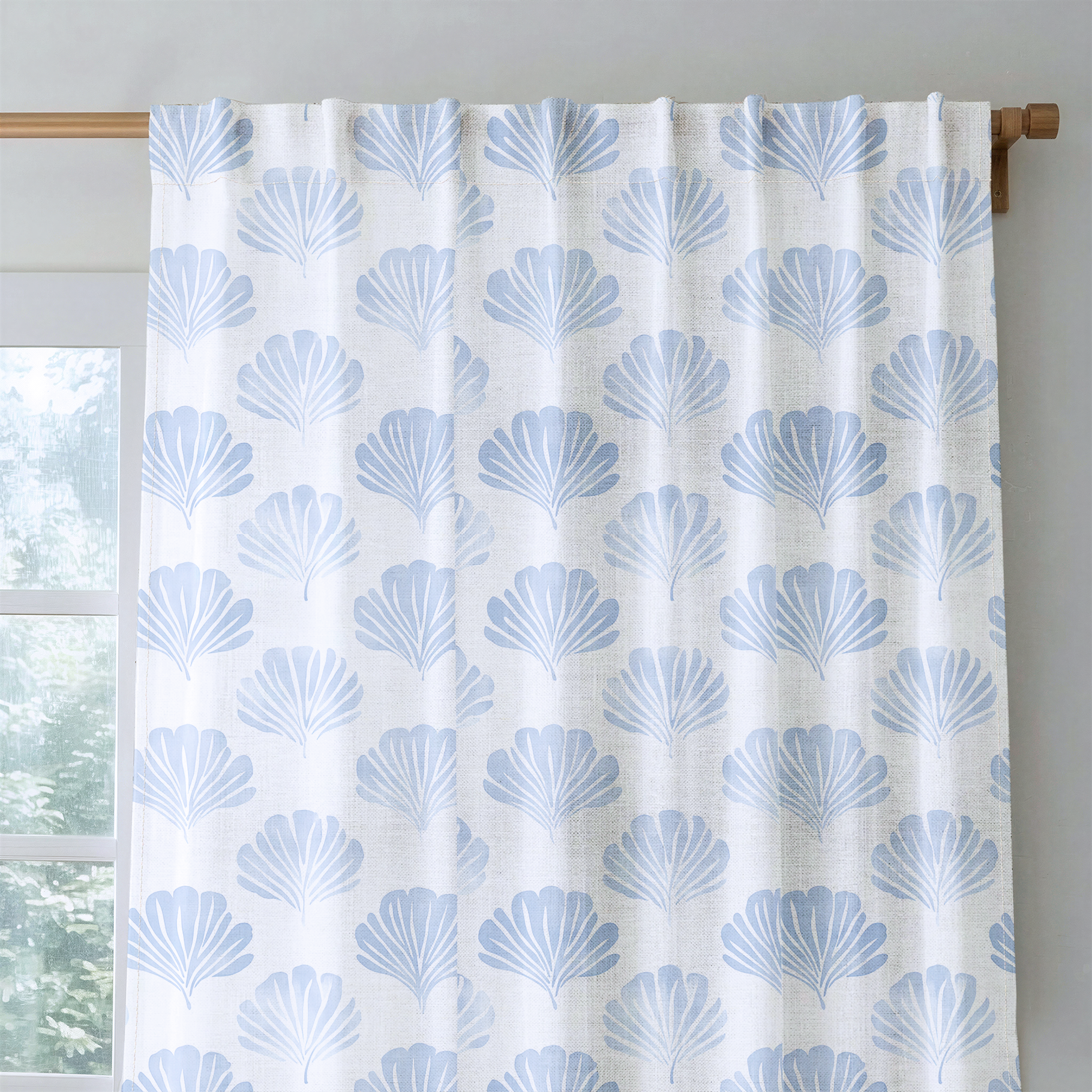 Azure Coastline - Drapery — rod