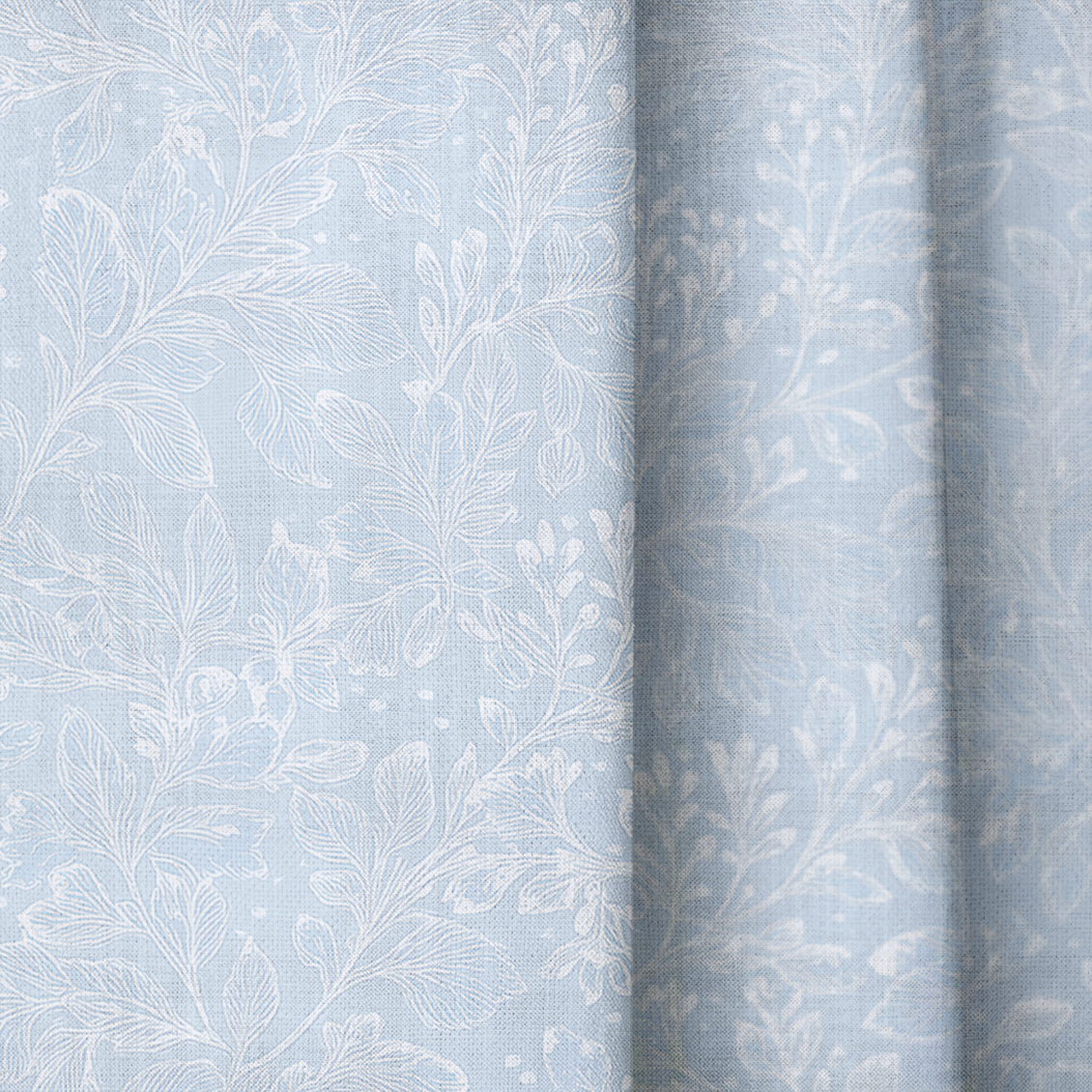 Frosted Sprig - Drapery — close up