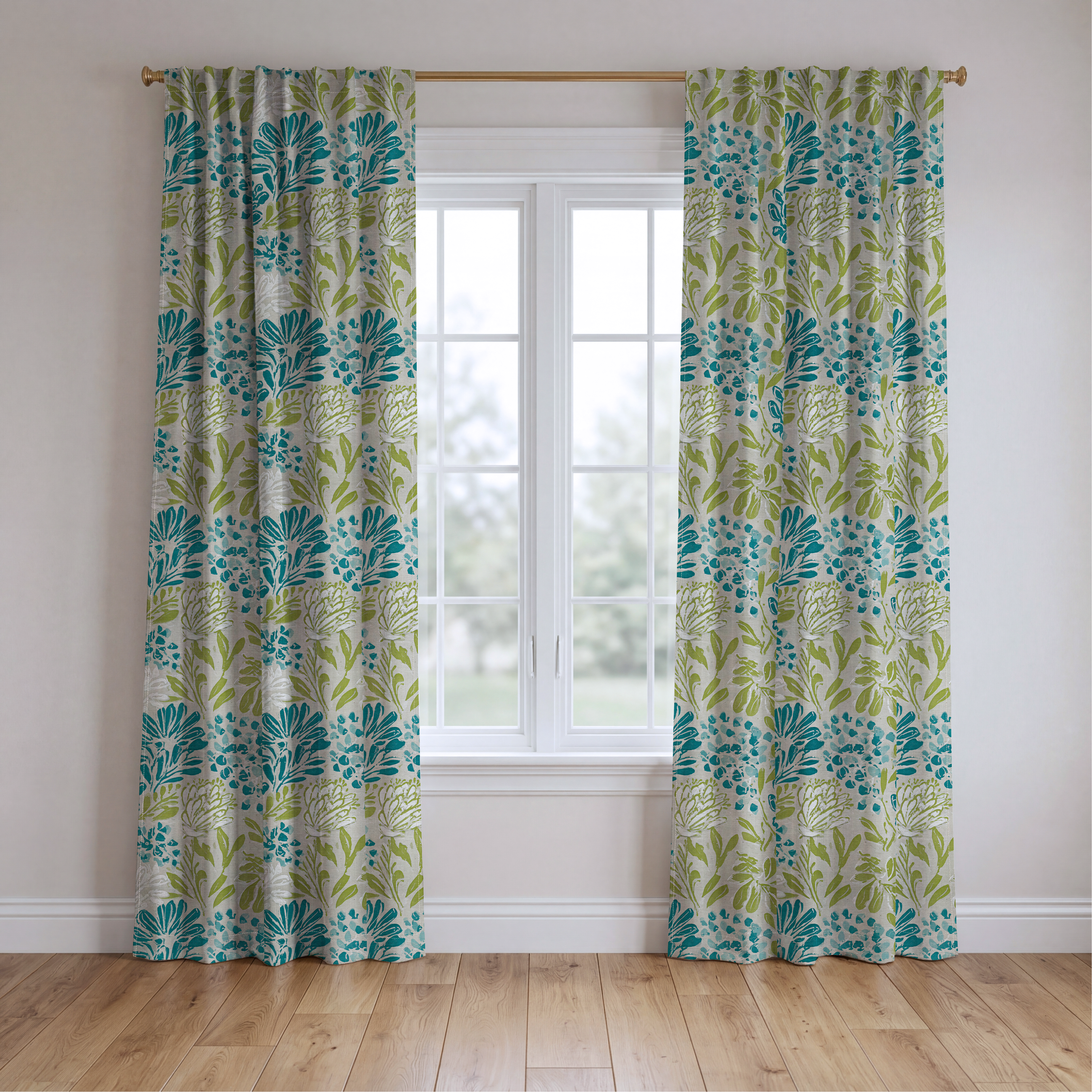 Rosamund - Drapery — two panels
