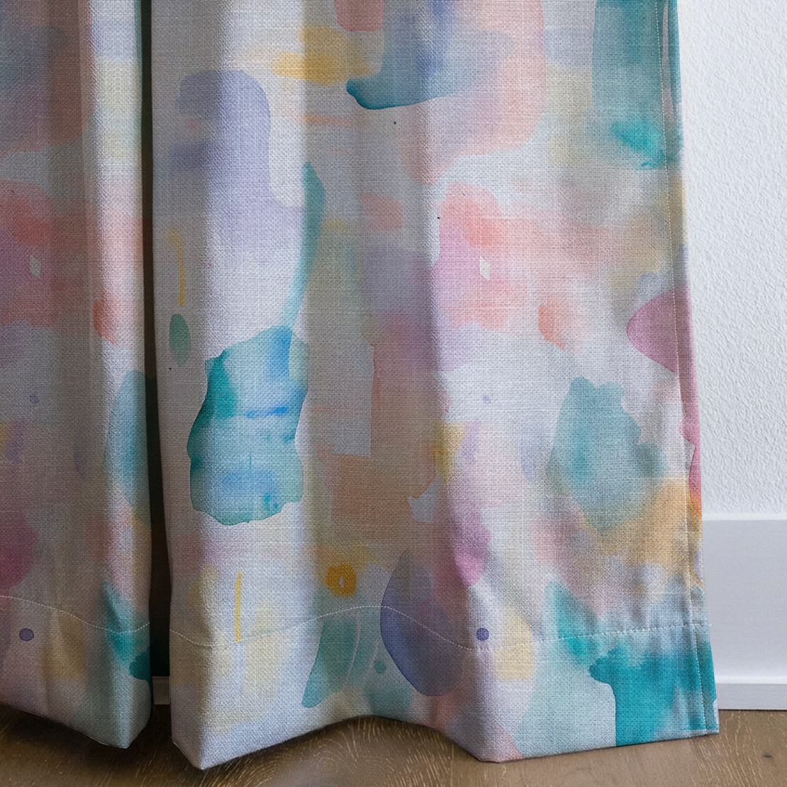 Pastel Dreams - Drapery — corner closeup