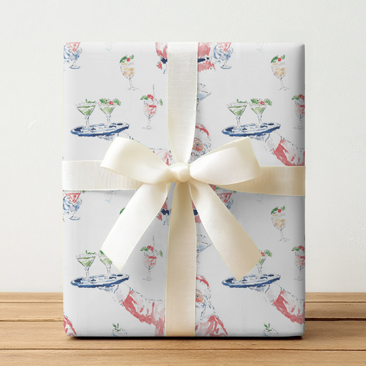 Sassy Santa - Wrapping Paper