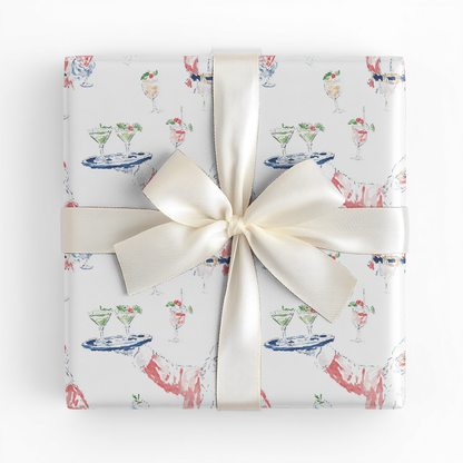 Sassy Santa - Wrapping Paper