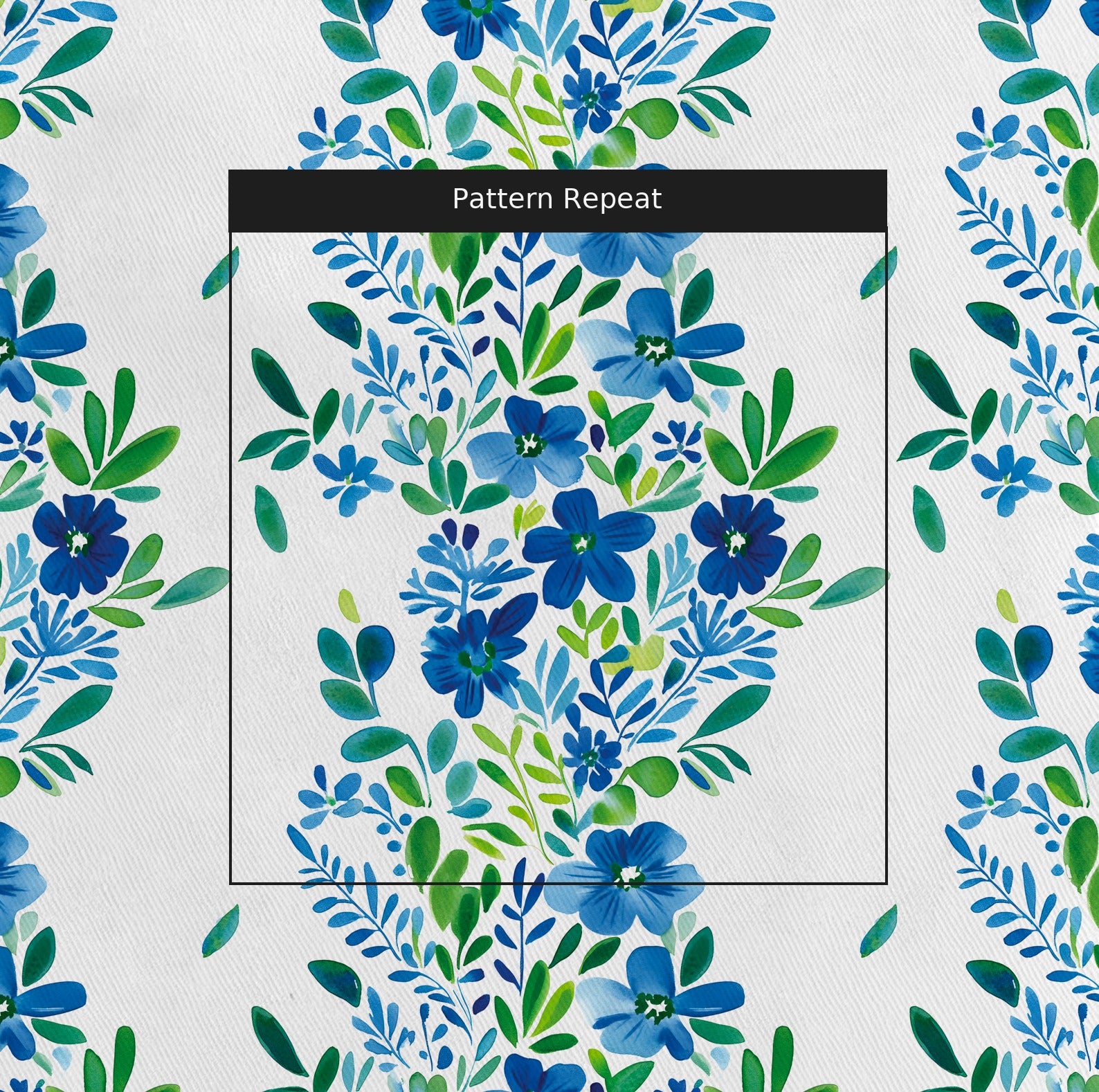 Billie Fabric by the Yard — pattern repeat